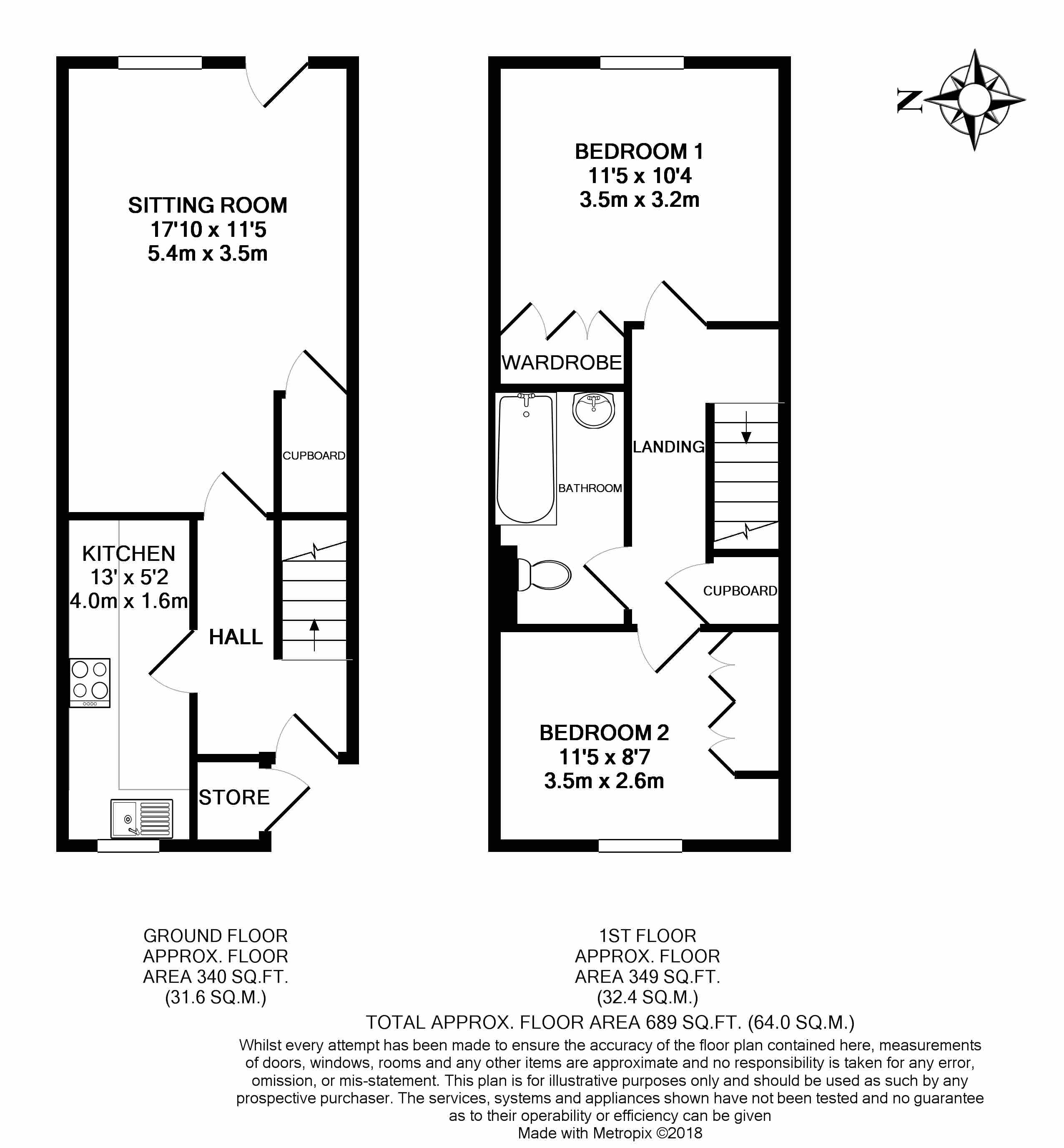 2 Bedrooms Town house for sale in Jackman Close, Abingdon OX14