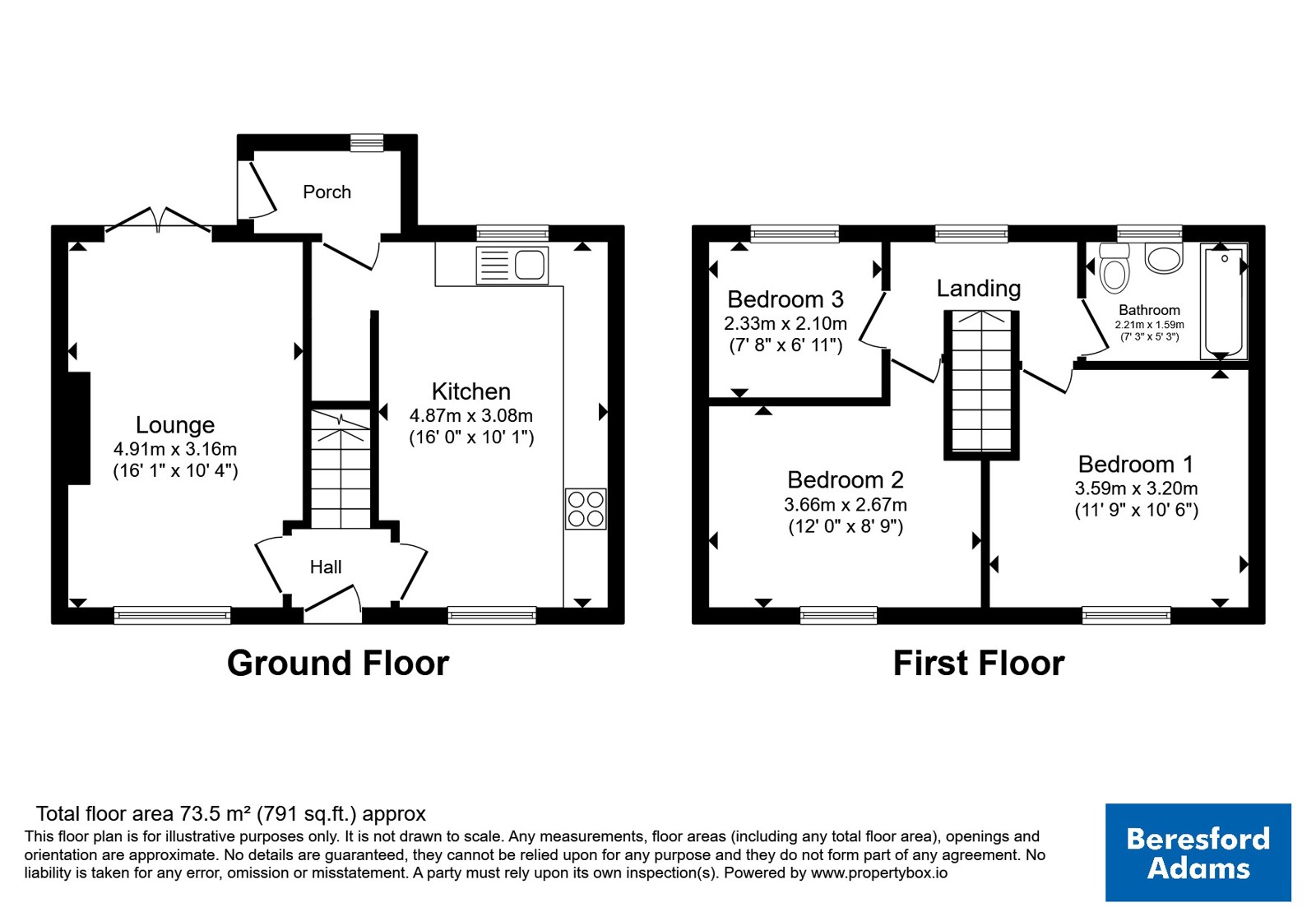 32, Adwy'r Nant, Bangor floorplan