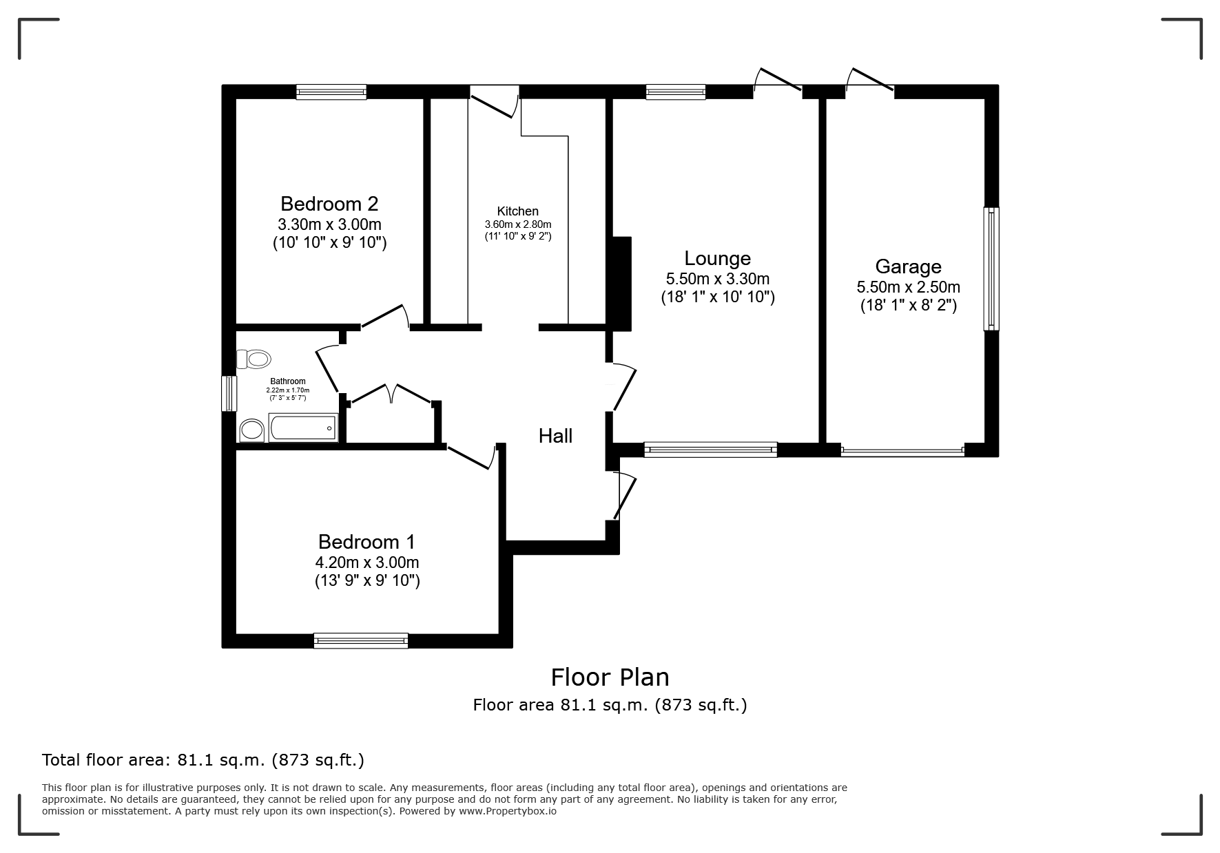 26, Yarborough Road, Ventnor floorplan