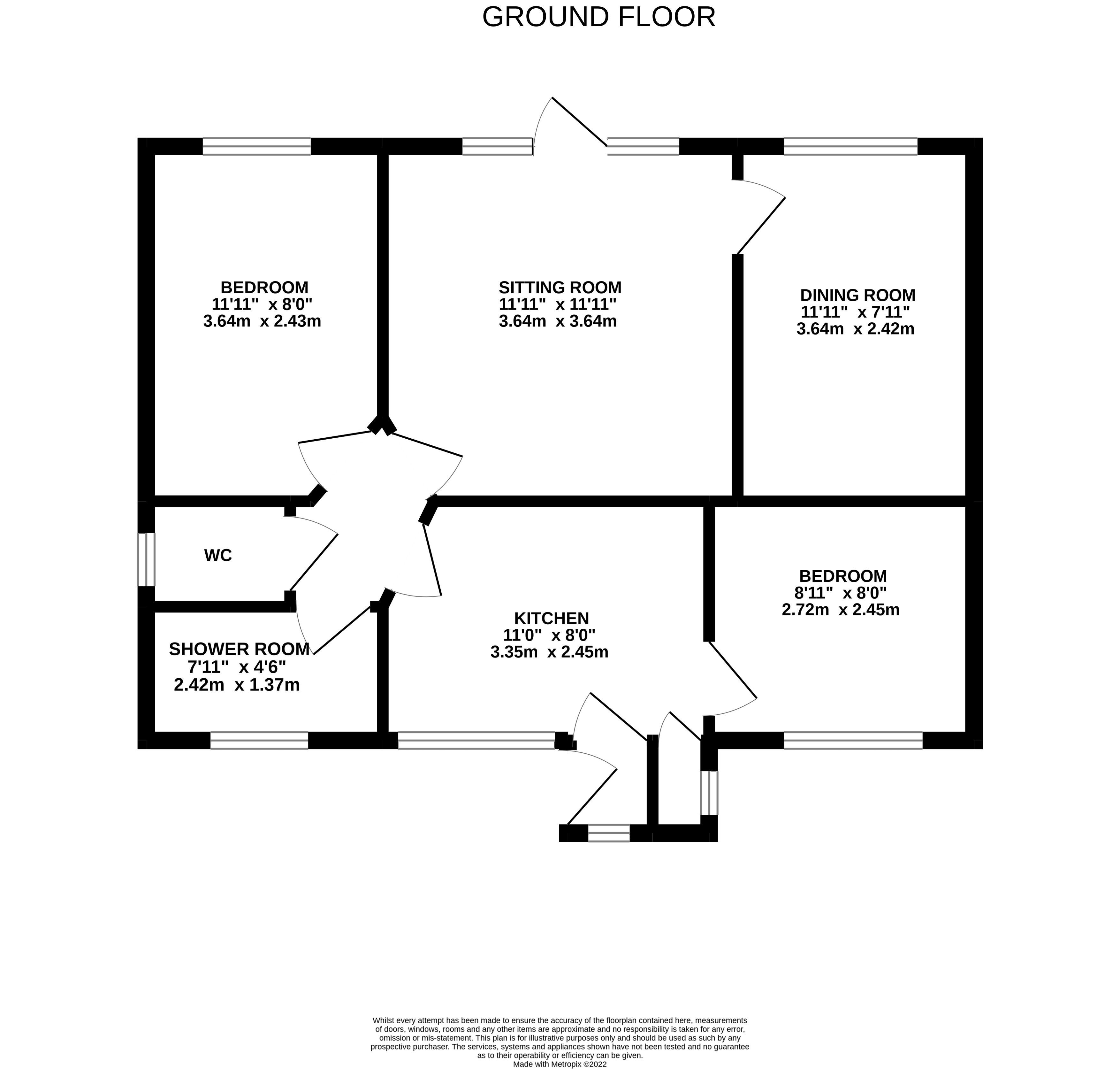 Marine Avenue, Dymchurch, Romney Marsh, Kent TN29, 2 bedroom bungalow