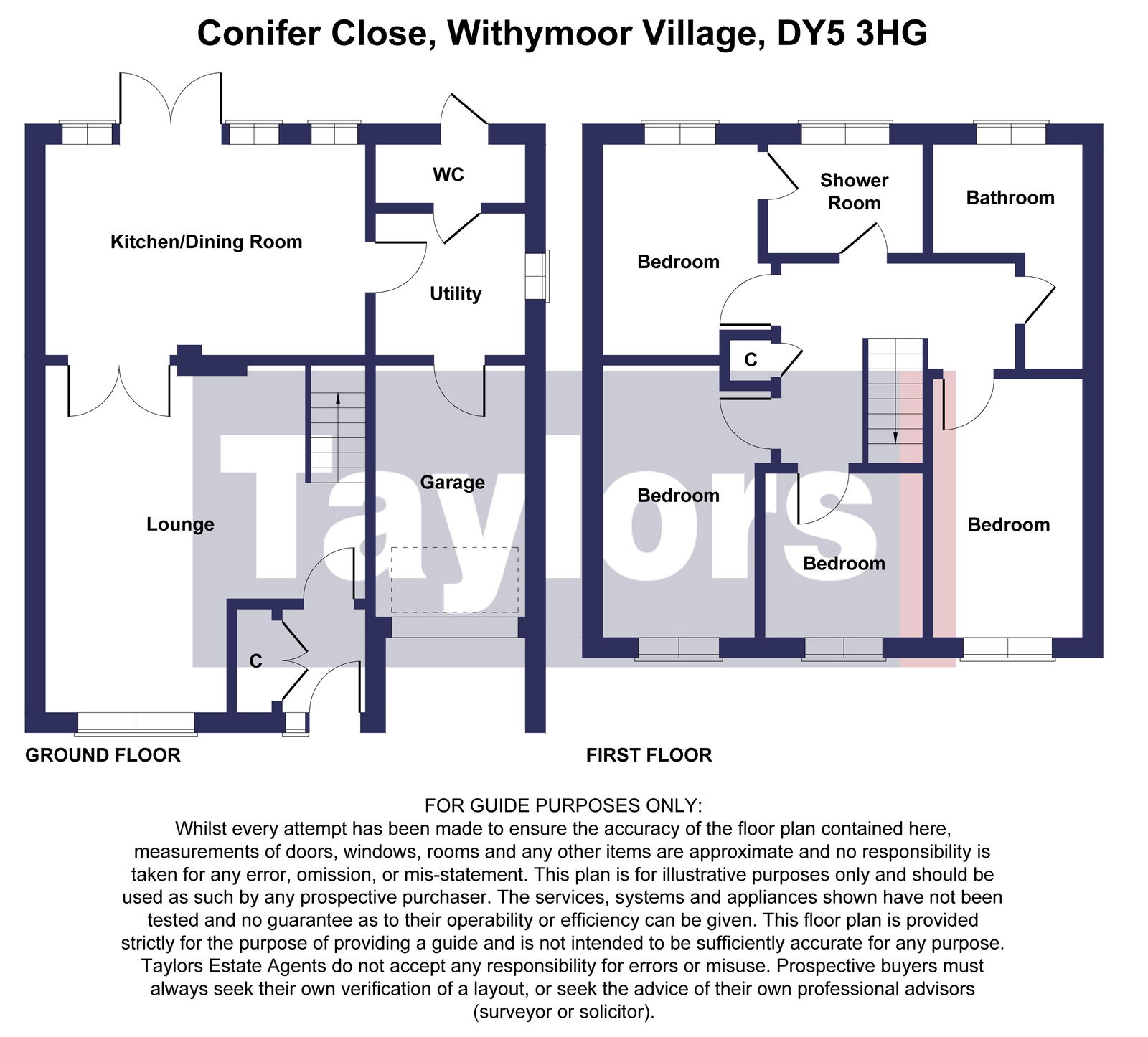2, Conifer Close, Brierley Hill floorplan