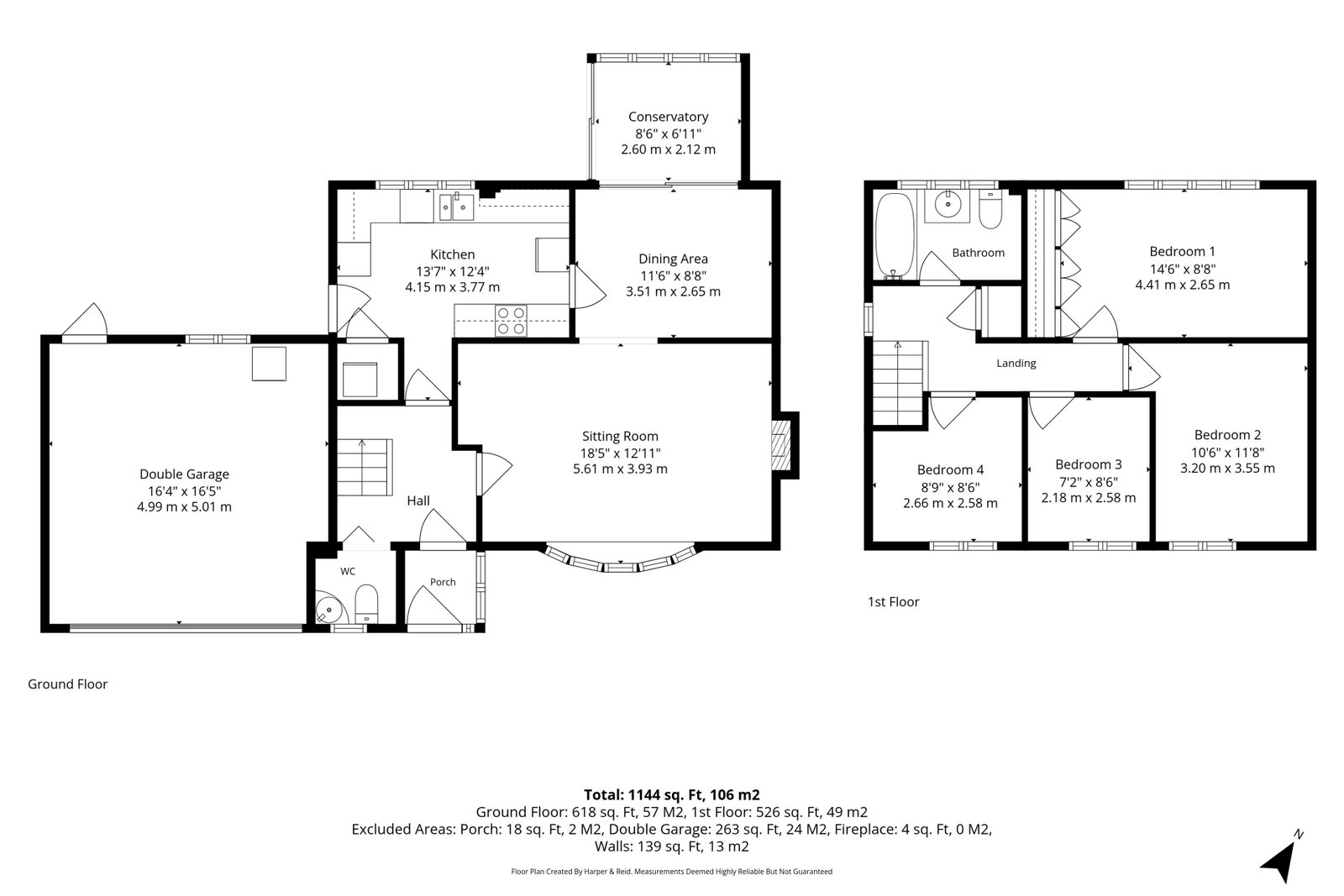 6, Gable Close, Daventry floorplan