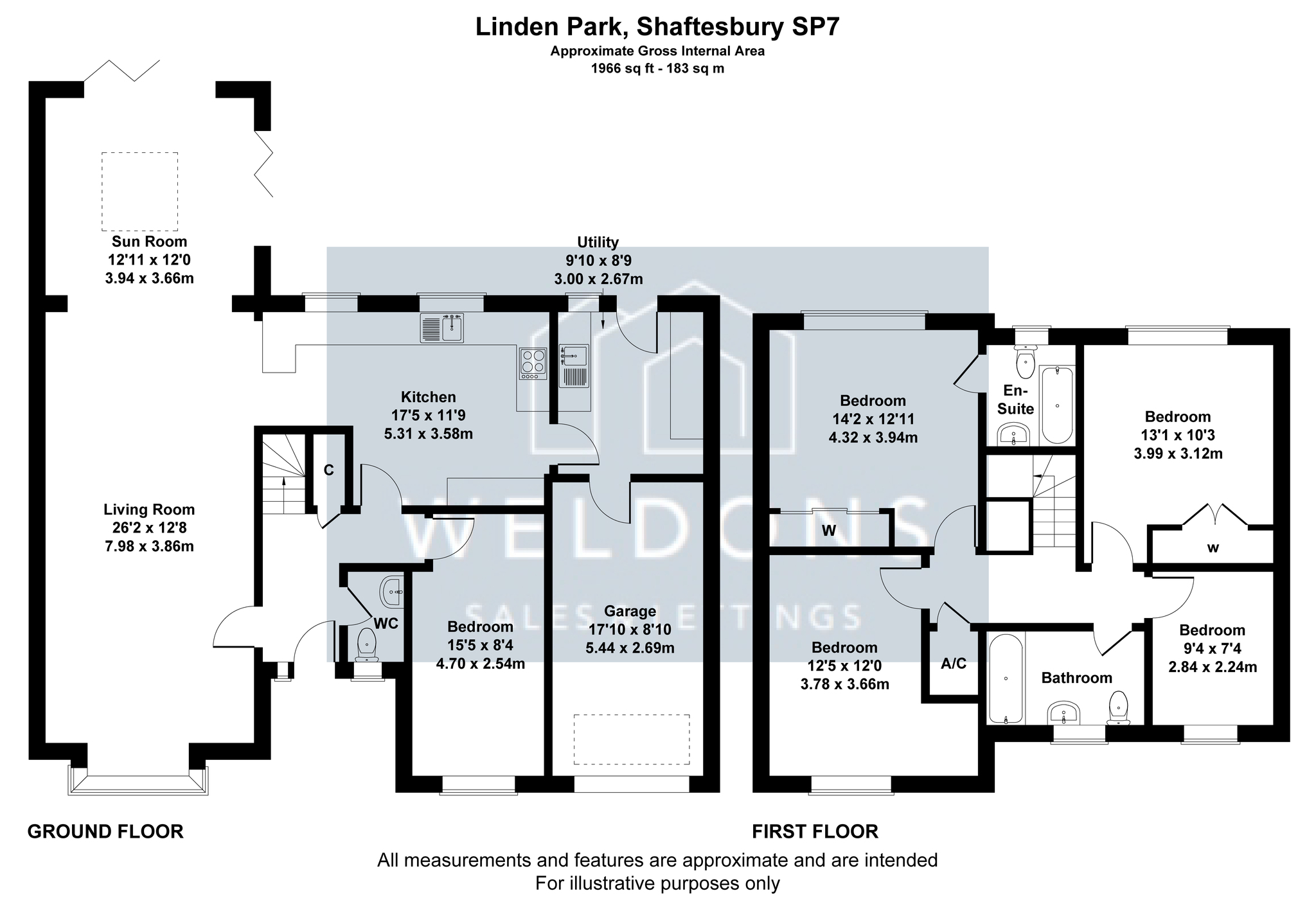 50 Linden Park, Shaftesbury floorplan