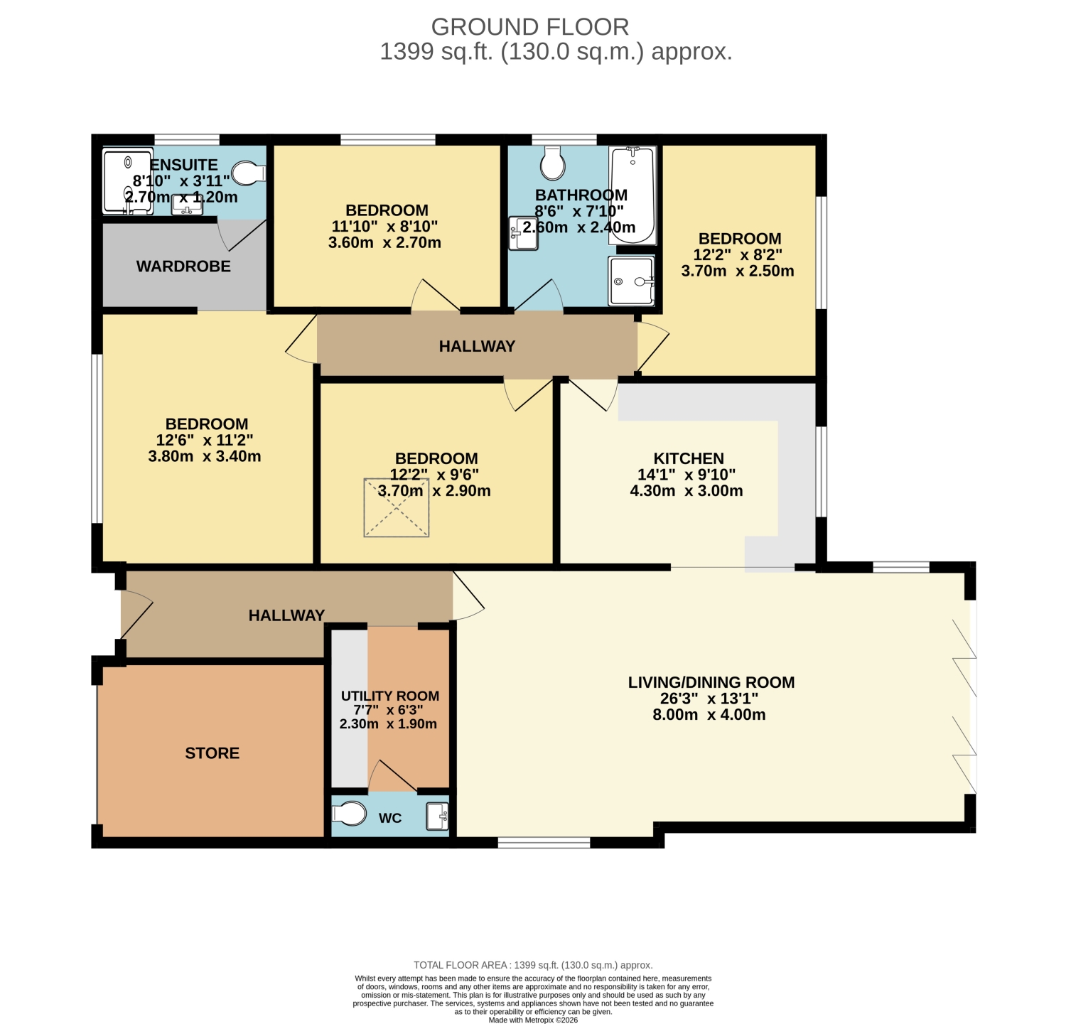 11, Cromarty Rise, Dronfield floorplan