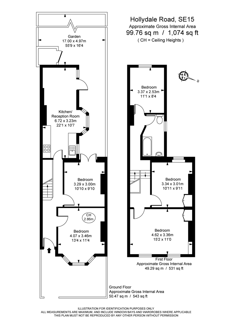 169, Hollydale Road, London floorplan