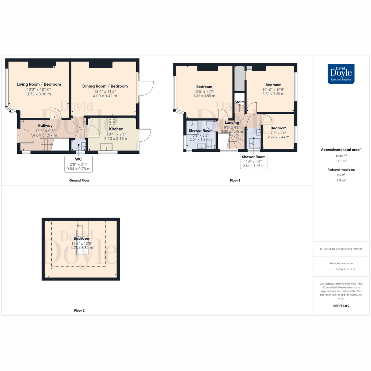 45, Lawn Lane, Hemel Hempstead floorplan