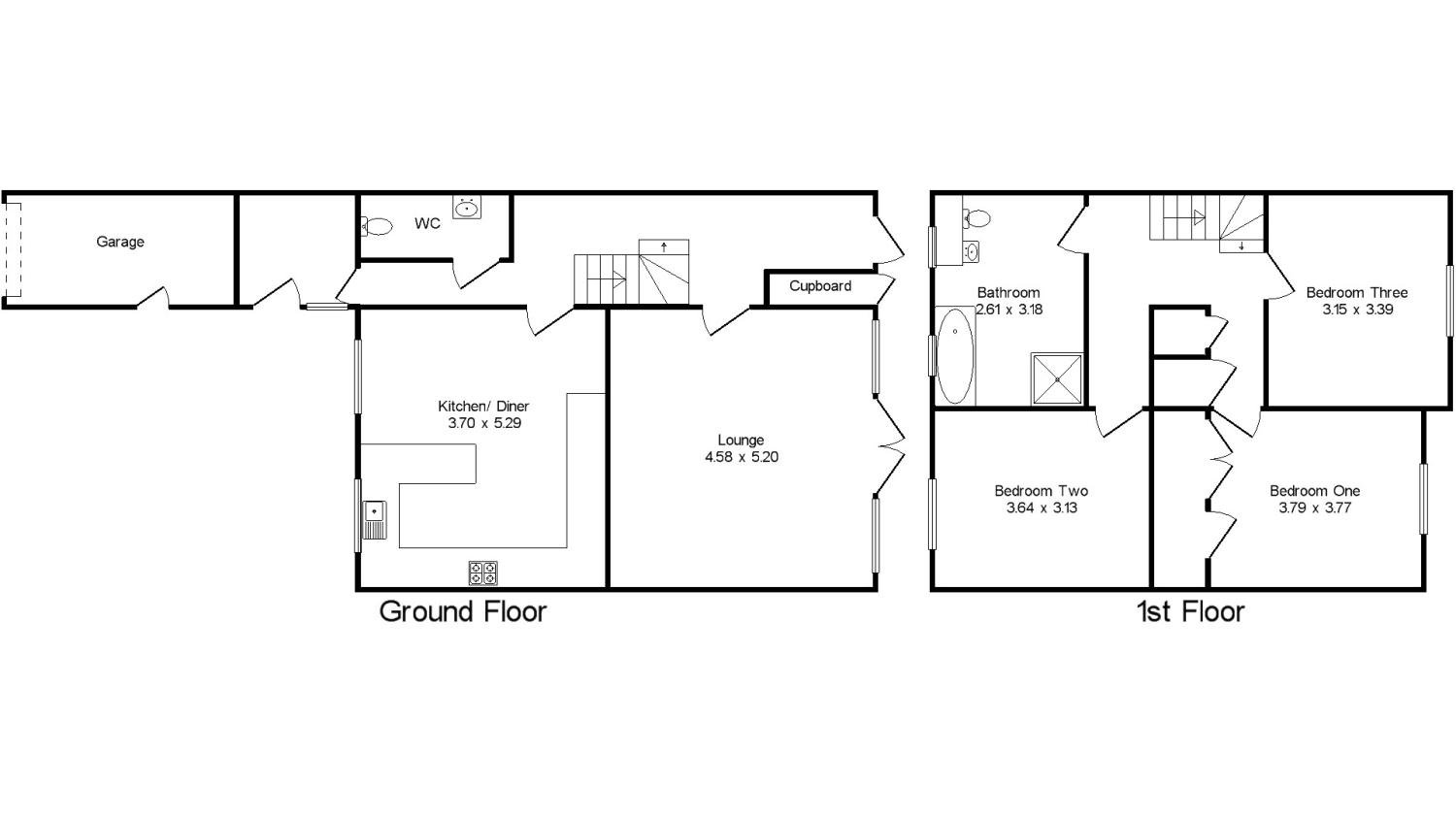 3 Bedrooms Terraced house for sale in Basingstoke, Hampshire RG22