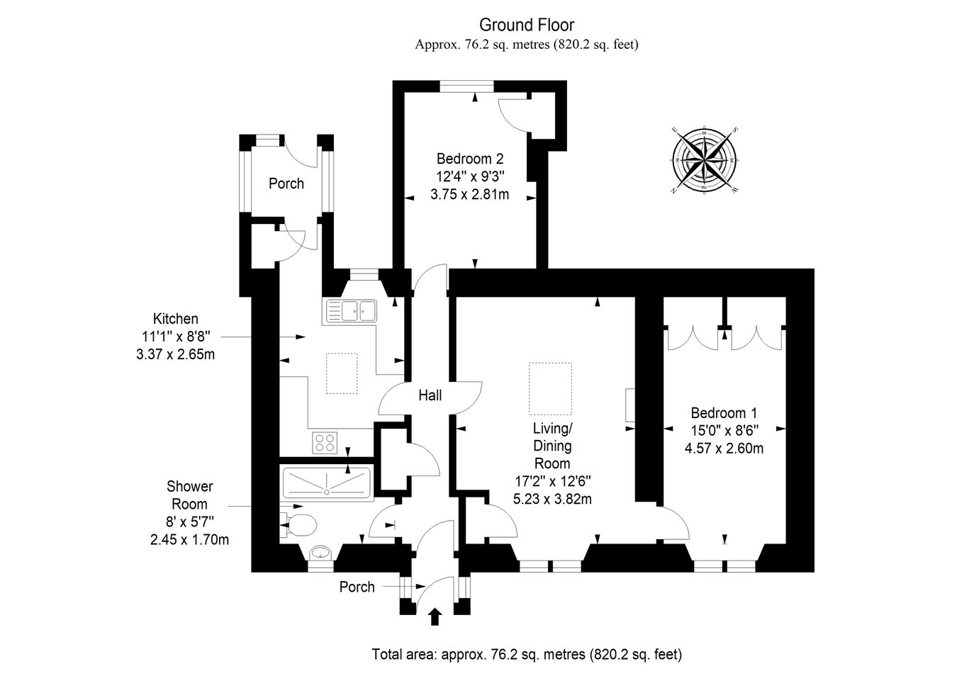 2 Pathhead Cottages, Anstruther floorplan