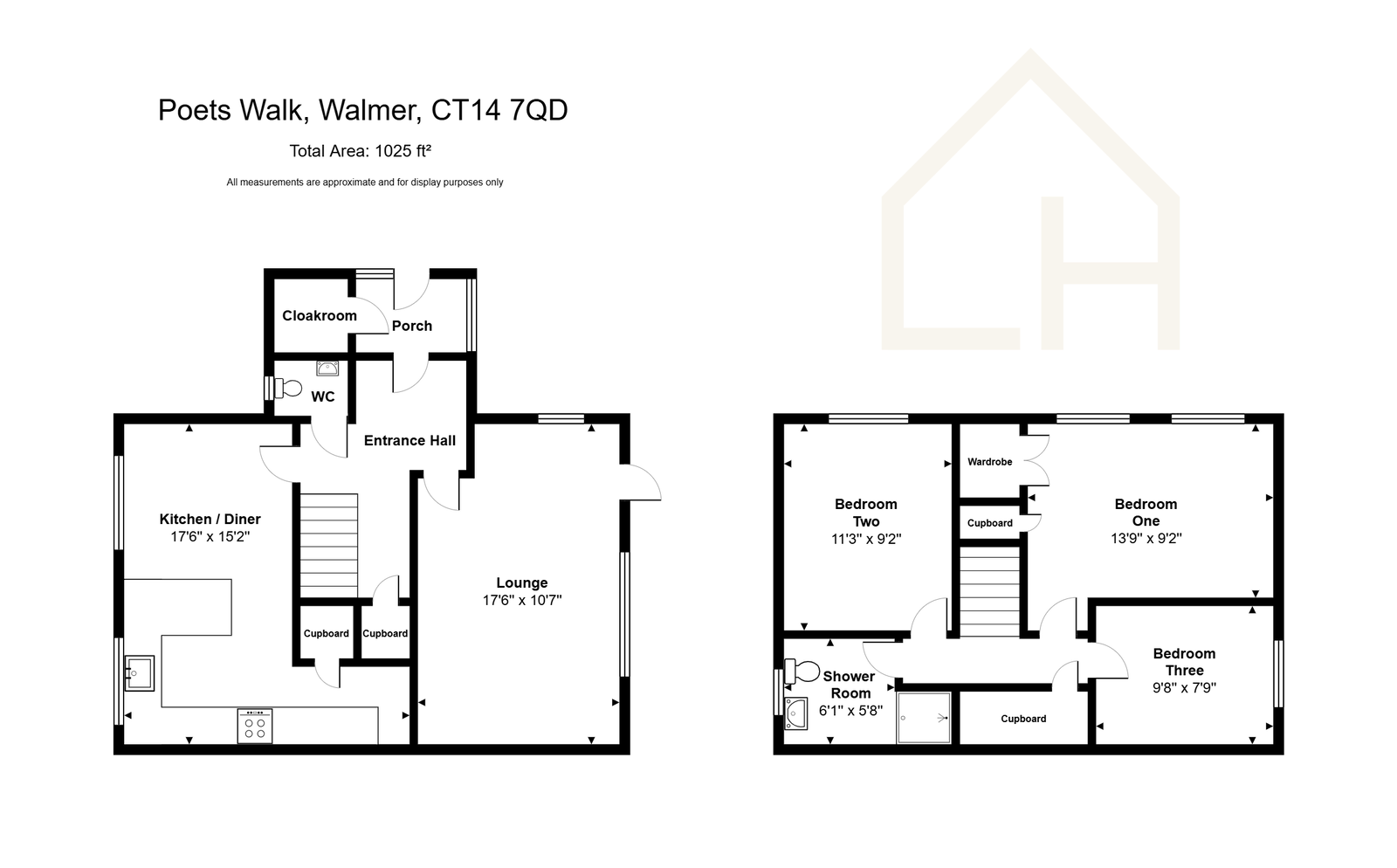 27, Poets Walk, Deal floorplan