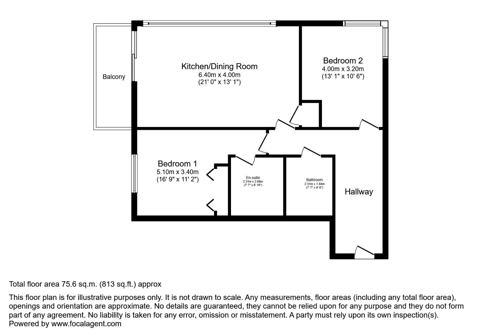 301 Kitson House, East Station Road, Peterborough floorplan