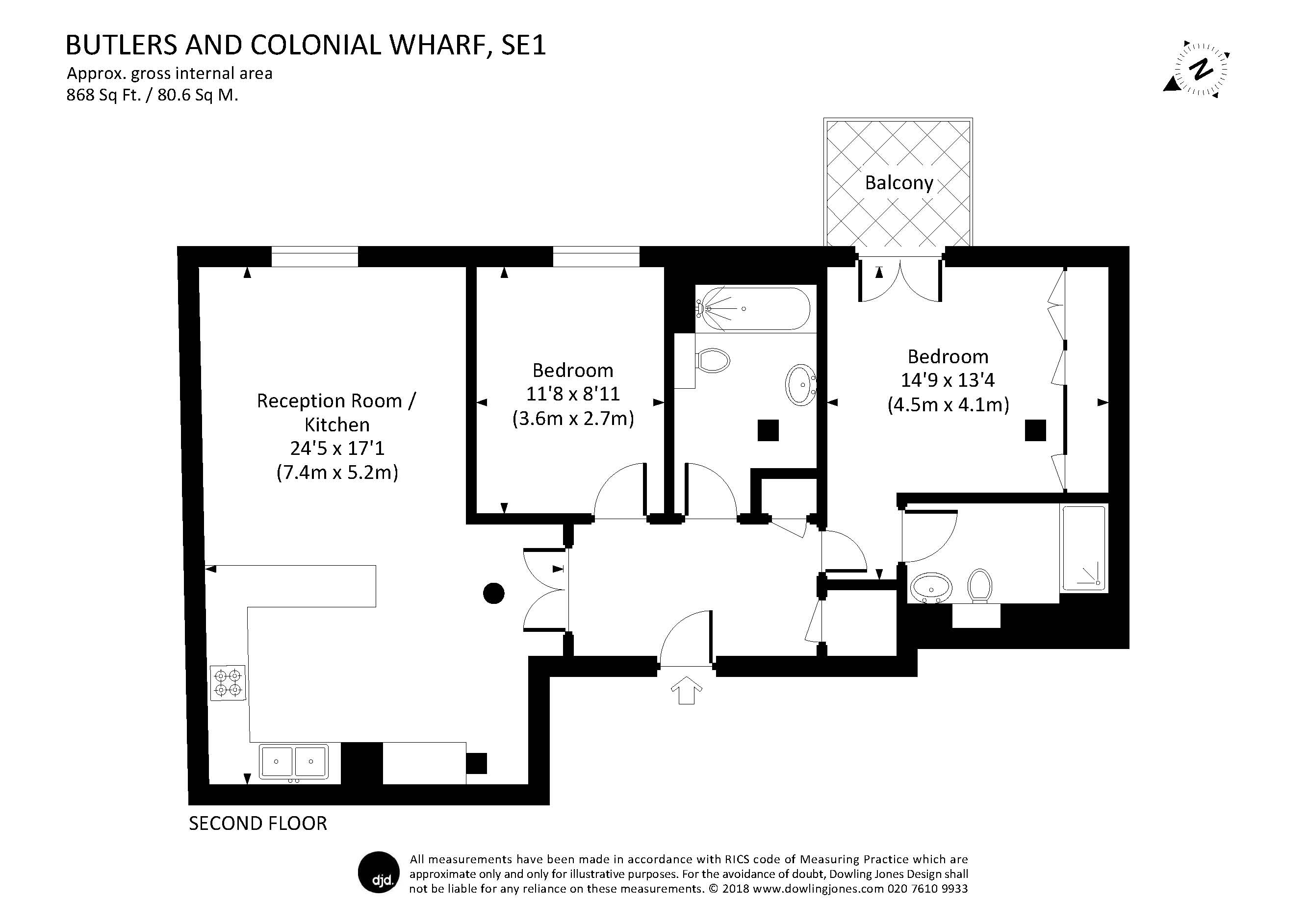 2 Bedrooms Flat to rent in Burmah Mill, Butlers And Colonial Wharf, Shad Thames SE1