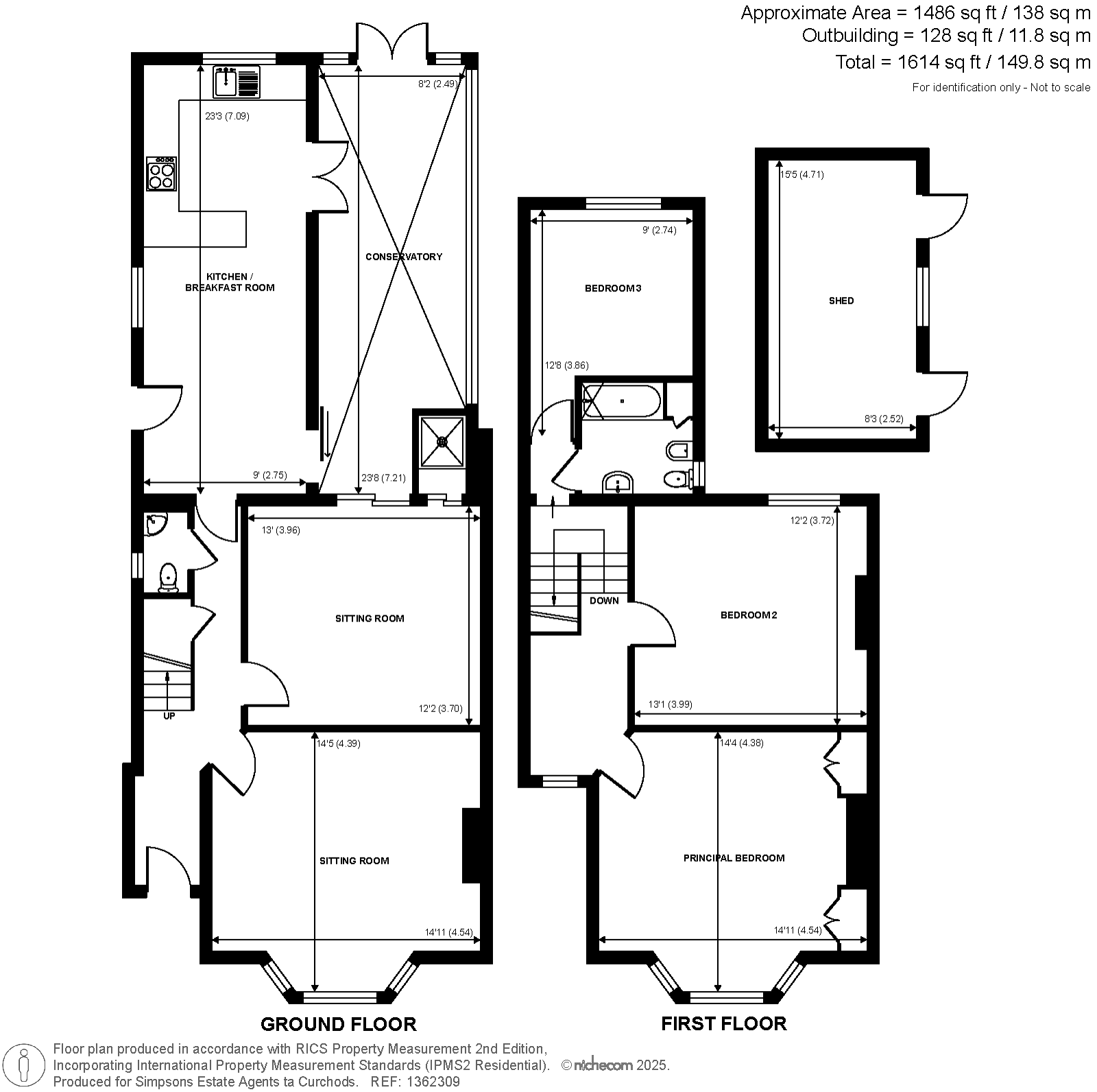 38, Dorchester Road, Weybridge floorplan