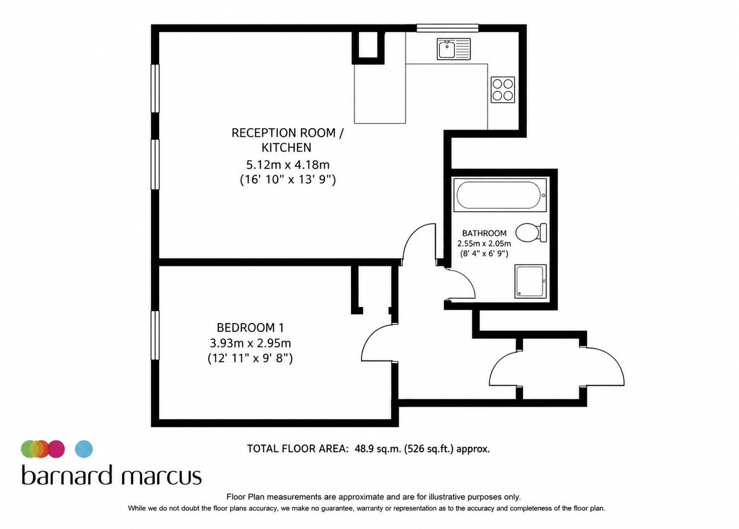 Flat 68, Amesbury Tower, Wandsworth Road, London floorplan