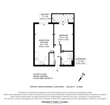 79, Gifford Road, London floorplan