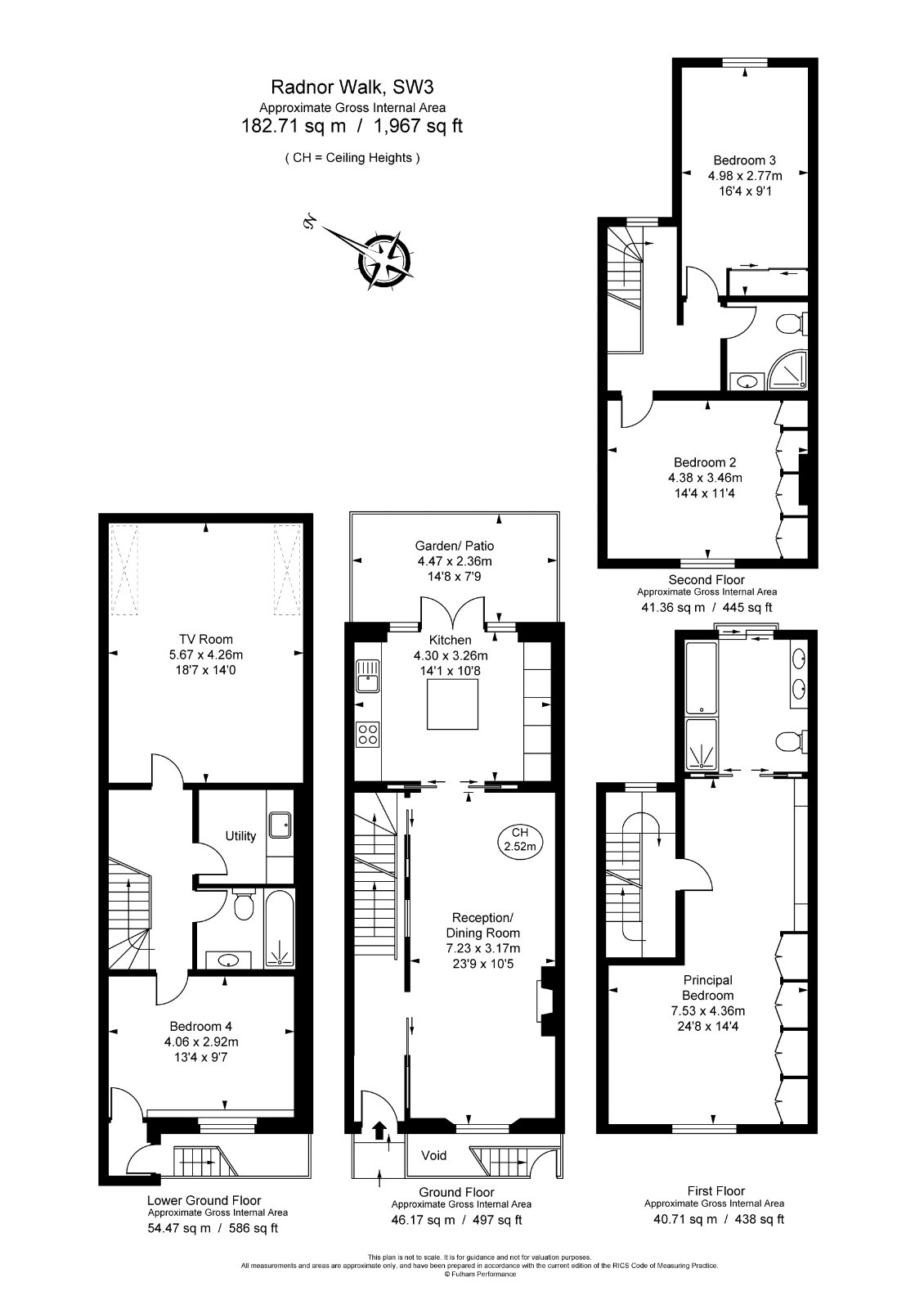 23, Radnor Walk, London floorplan