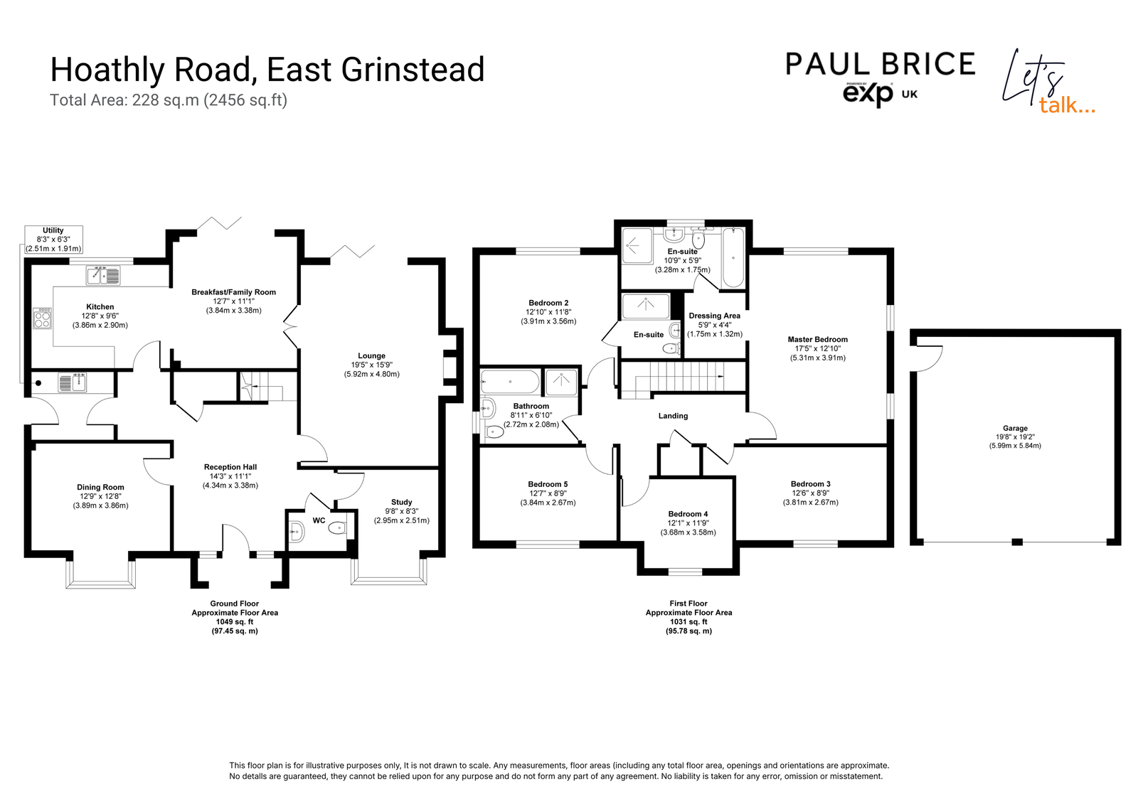 5, Hoathly Road, East Grinstead floorplan