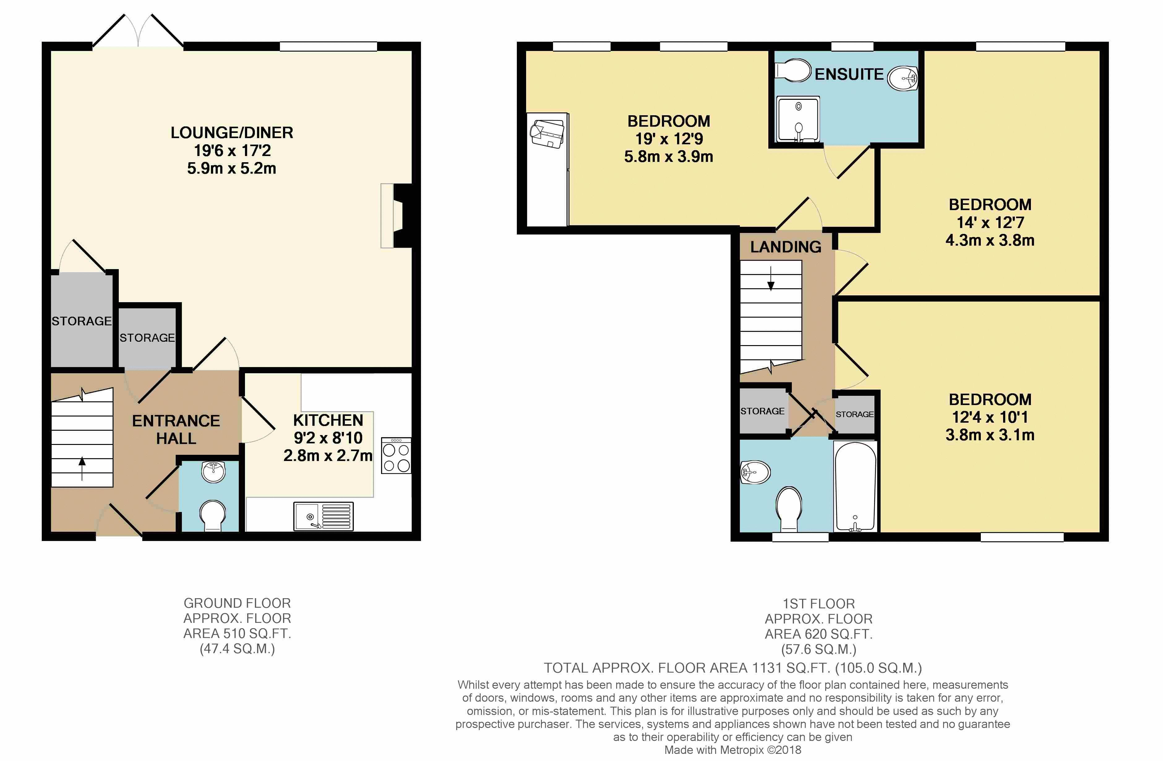 16, Dunsley Place, Tring floorplan