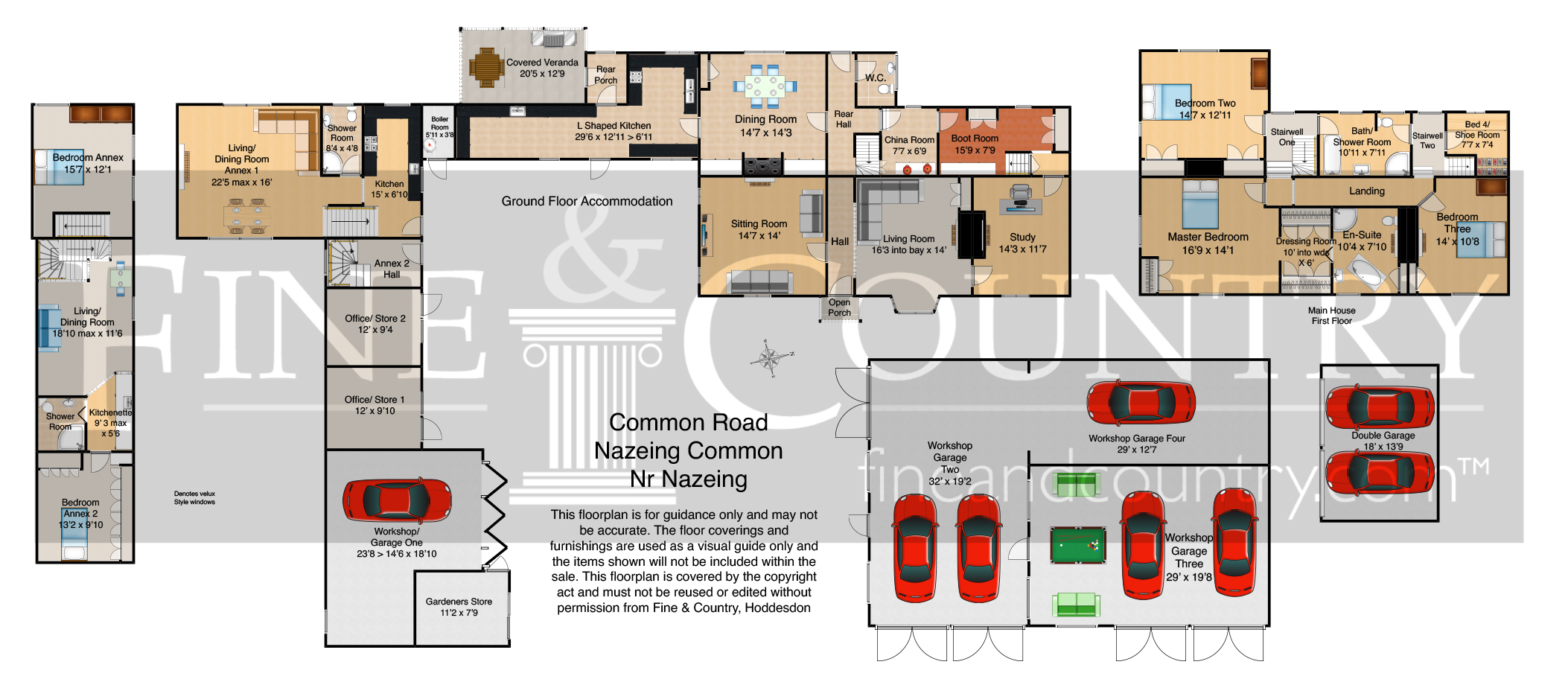 6 Bedrooms Villa for sale in Common Road, Nazeing Common, Nazeing EN9