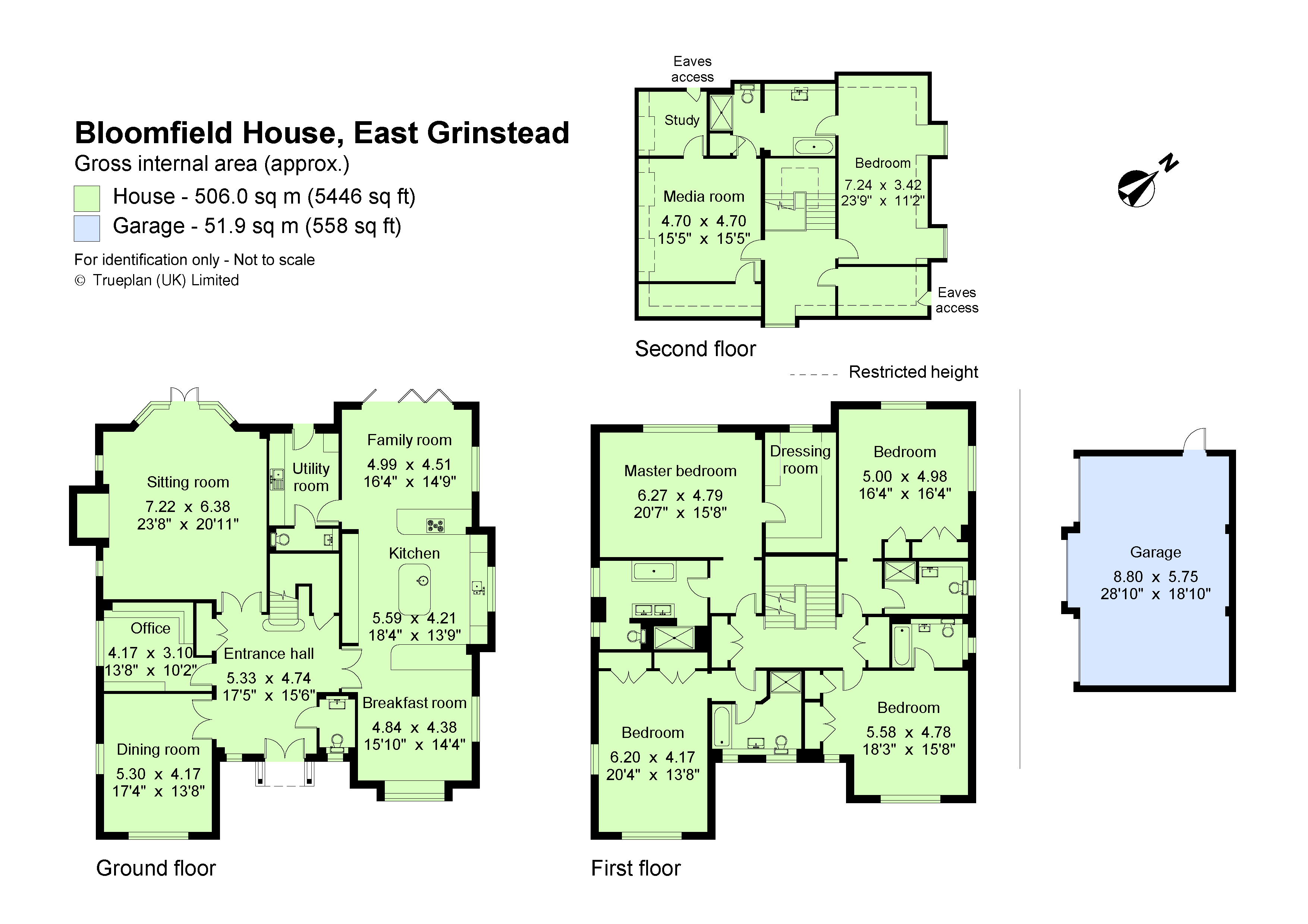 6 Bedrooms Barn conversion for sale in Stunning Residence With Paddock, Dormans Park, Nr East Grinstead RH19