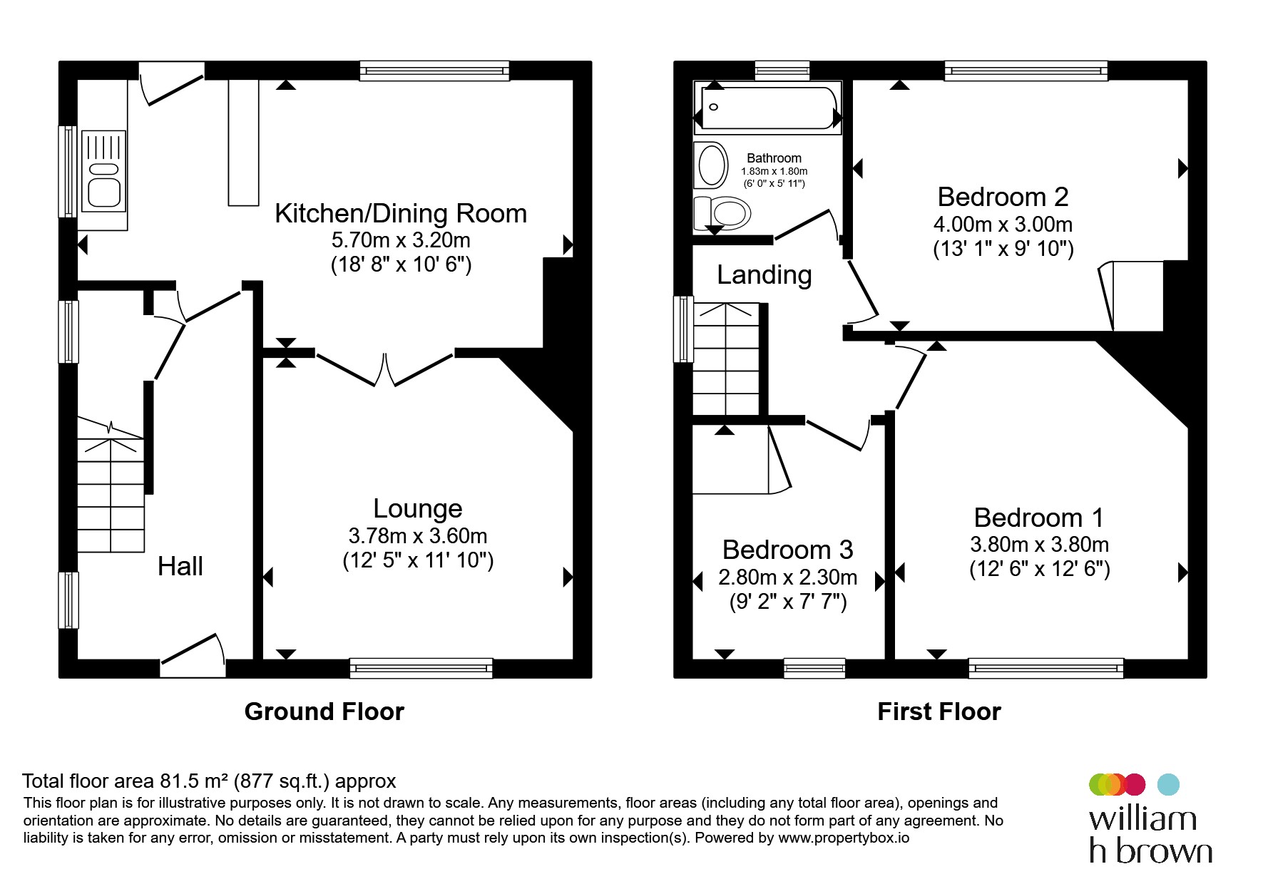4, West Vale Grove, Rotherham floorplan