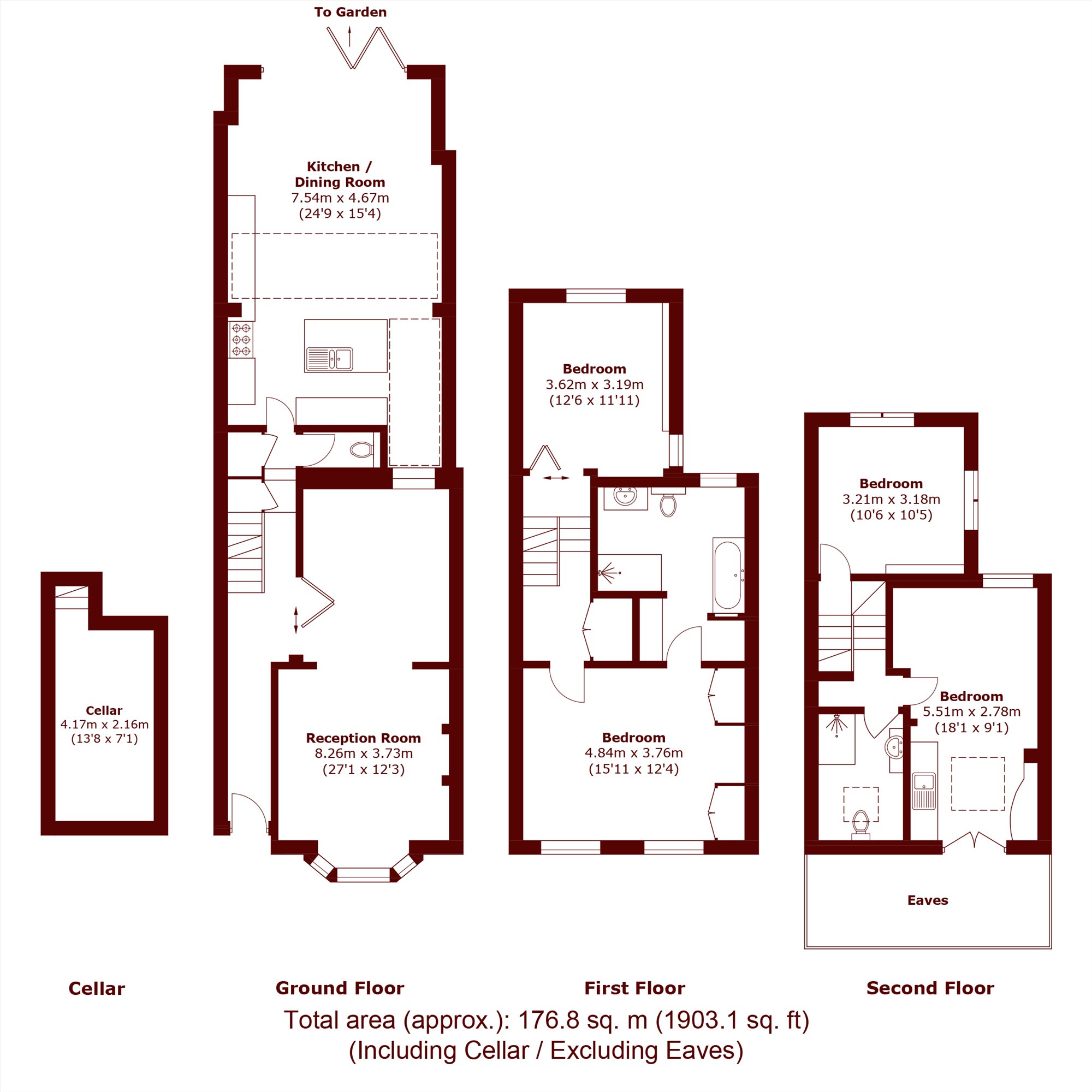2, Turret Grove, London floorplan