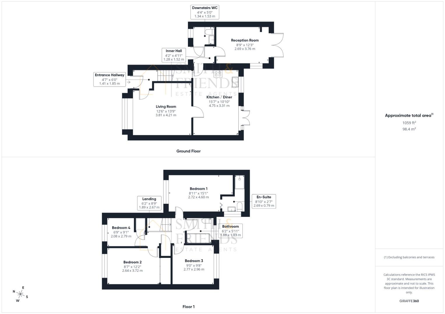 5, Herriot Court, Darlington floorplan