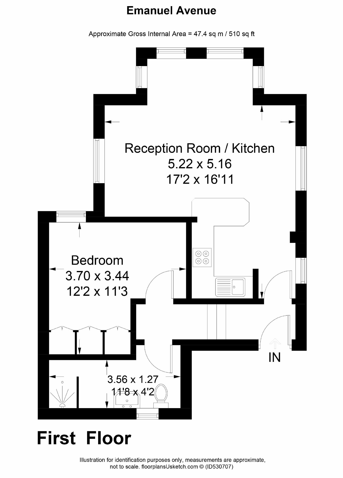 1 Bedrooms Flat to rent in Emanuel Avenue, London W3