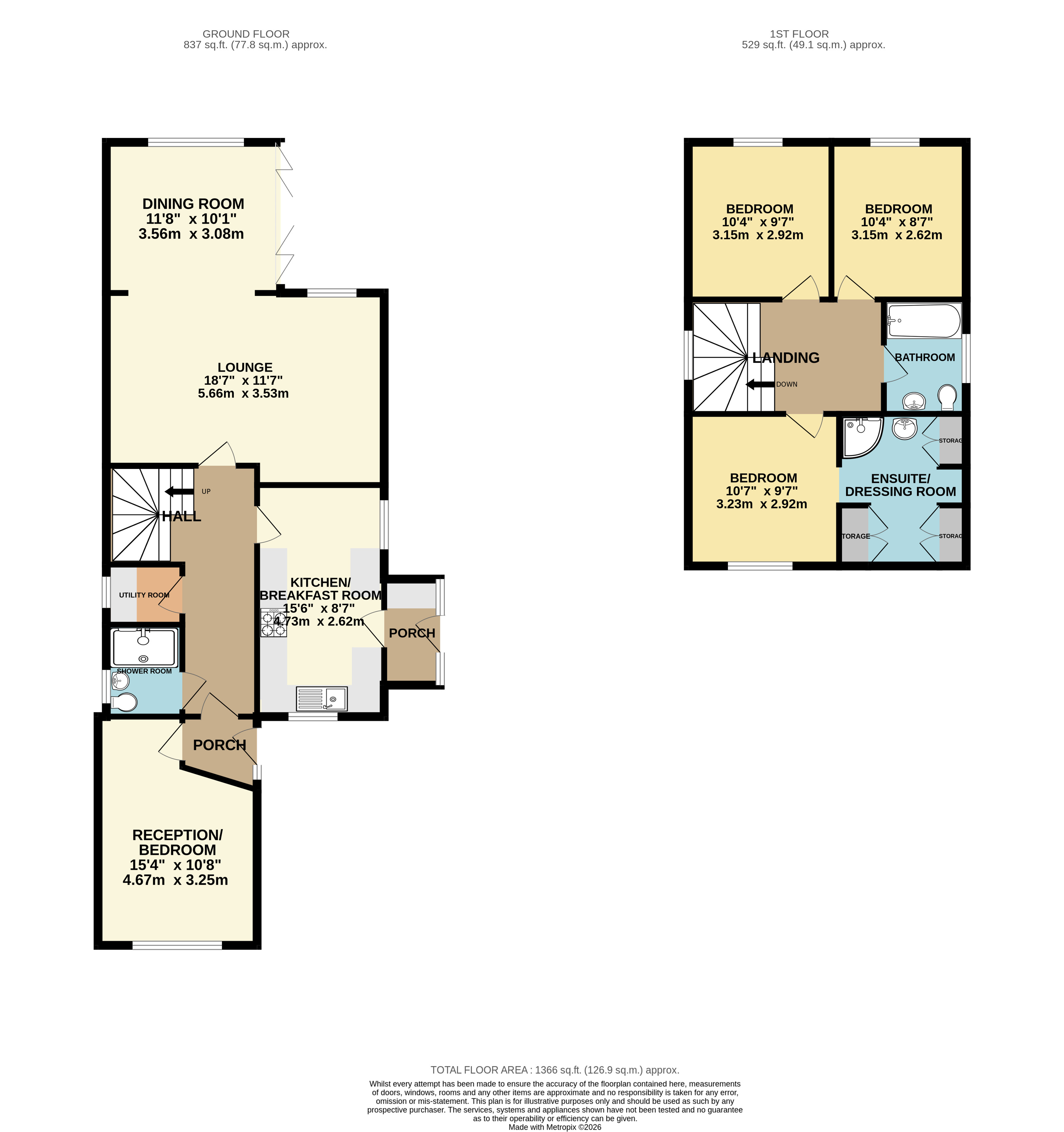 Shepherds Mead, Westbury floorplan