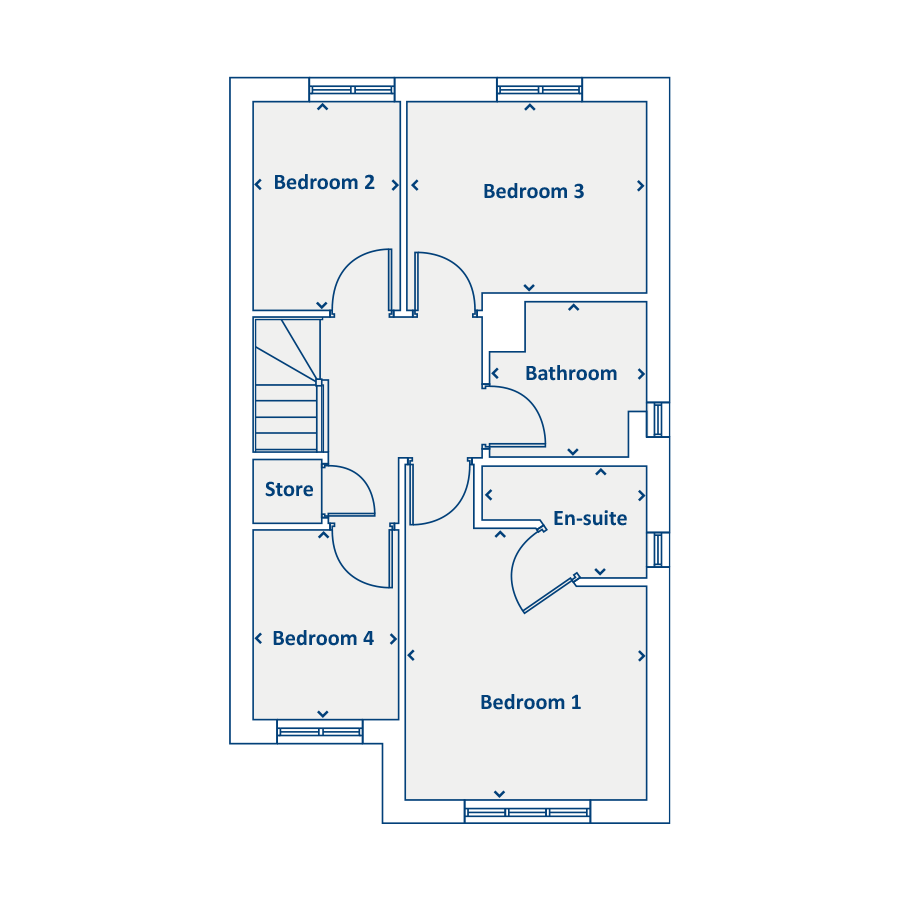 "The Devonshire" at Harwood Lane, Great Harwood, Blackburn BB6, 4 bedroom property for sale