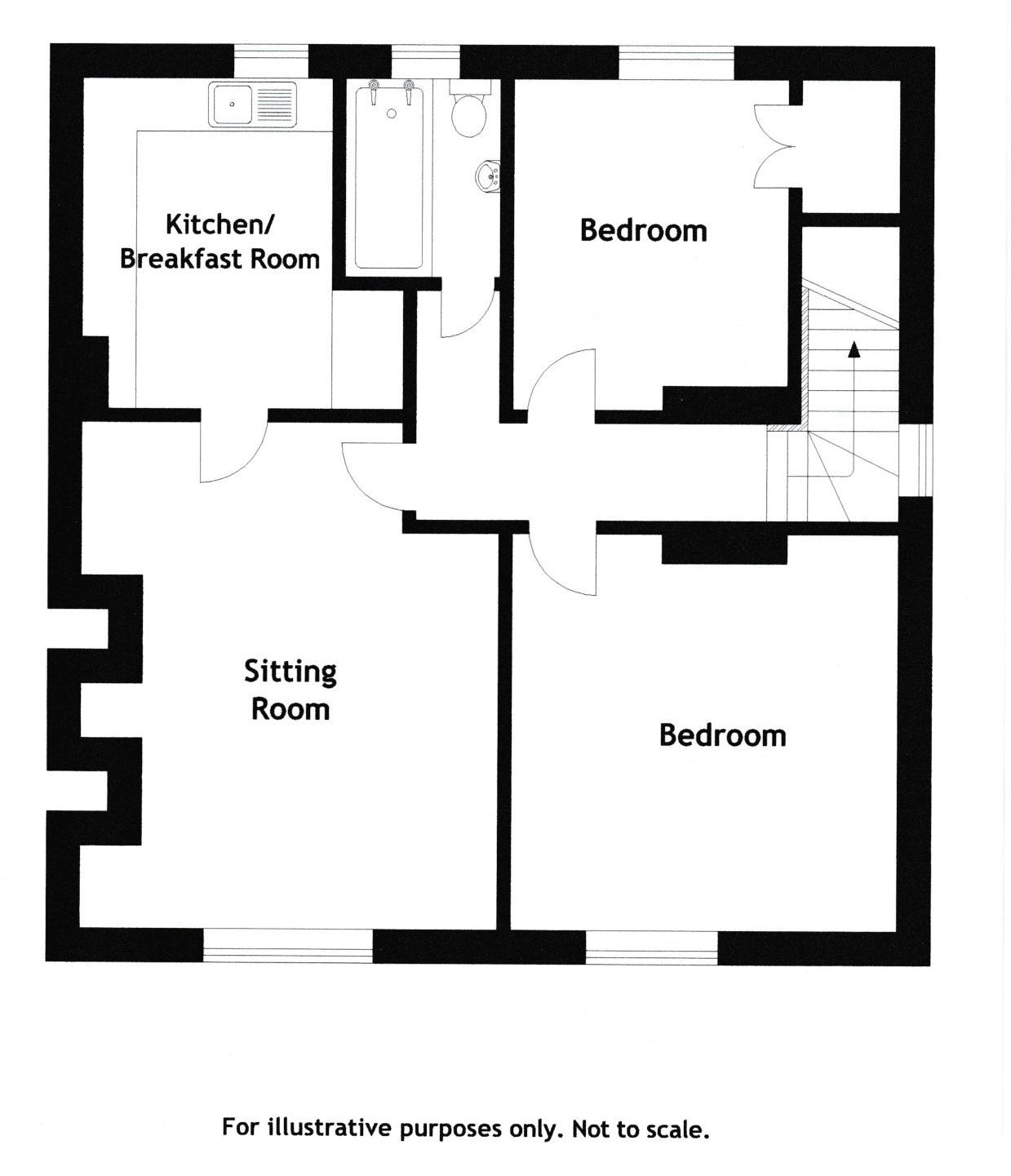 2 Bedrooms Flat for sale in 8 Hilltown Terrace, Woolmet, Dalkeith EH22