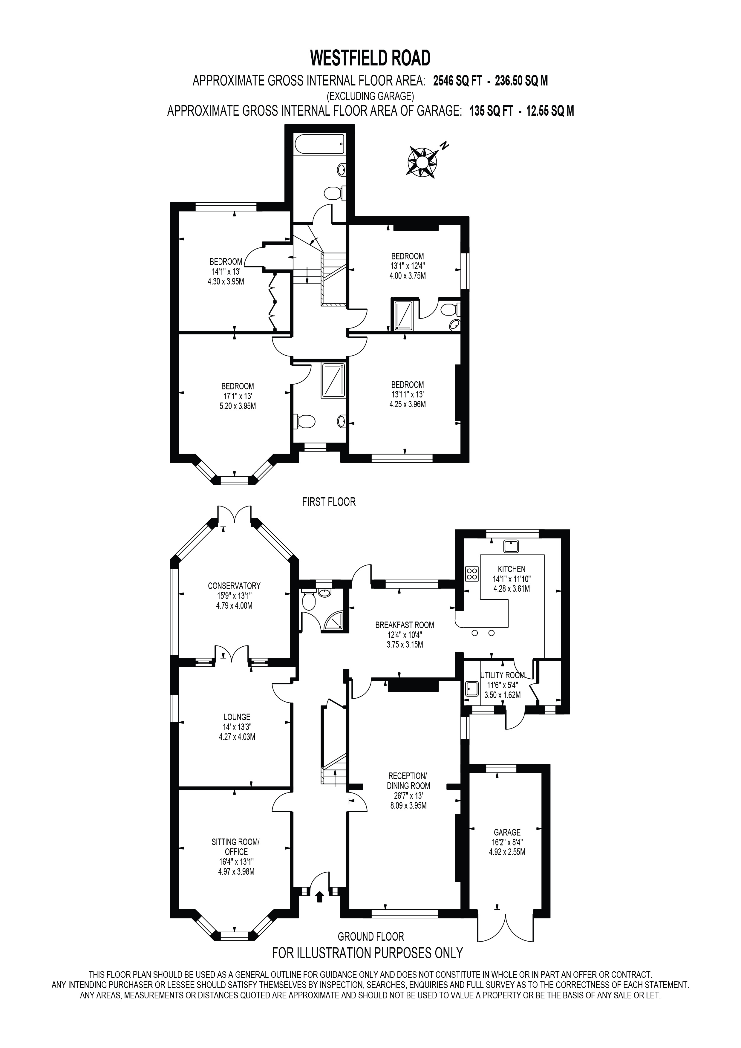70, Westfield Road, Woking floorplan