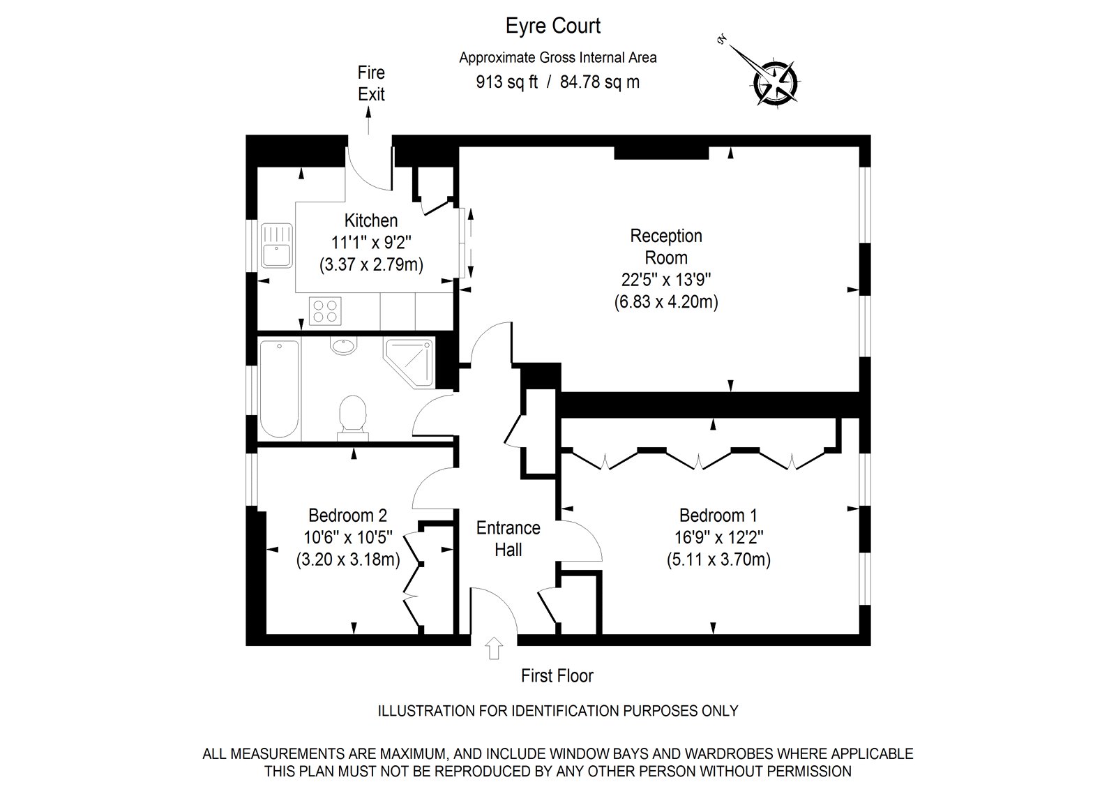 2 Bedrooms Flat to rent in Eyre Court, St John's Wood, London NW8