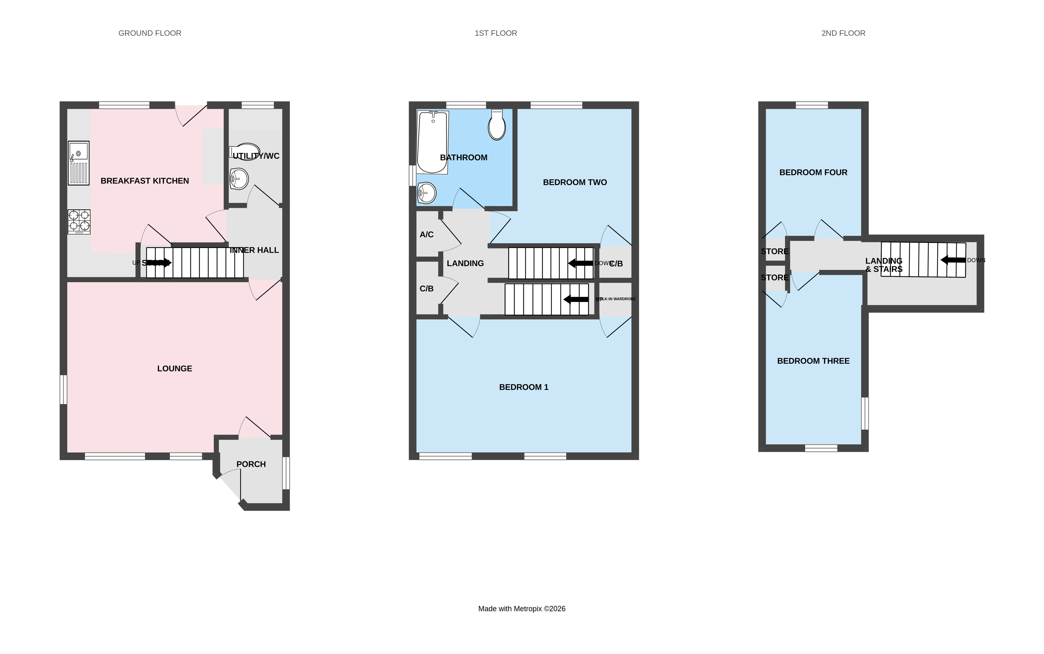 Botany Bay Close, Telford floorplan