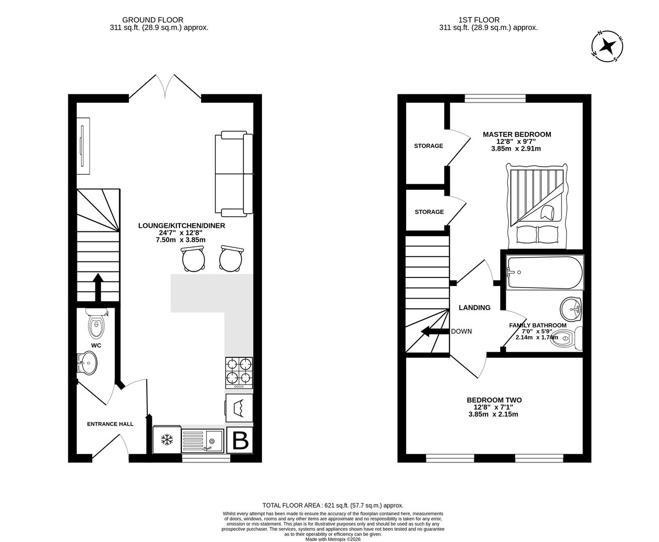 21, White Admiral Place, Preston floorplan