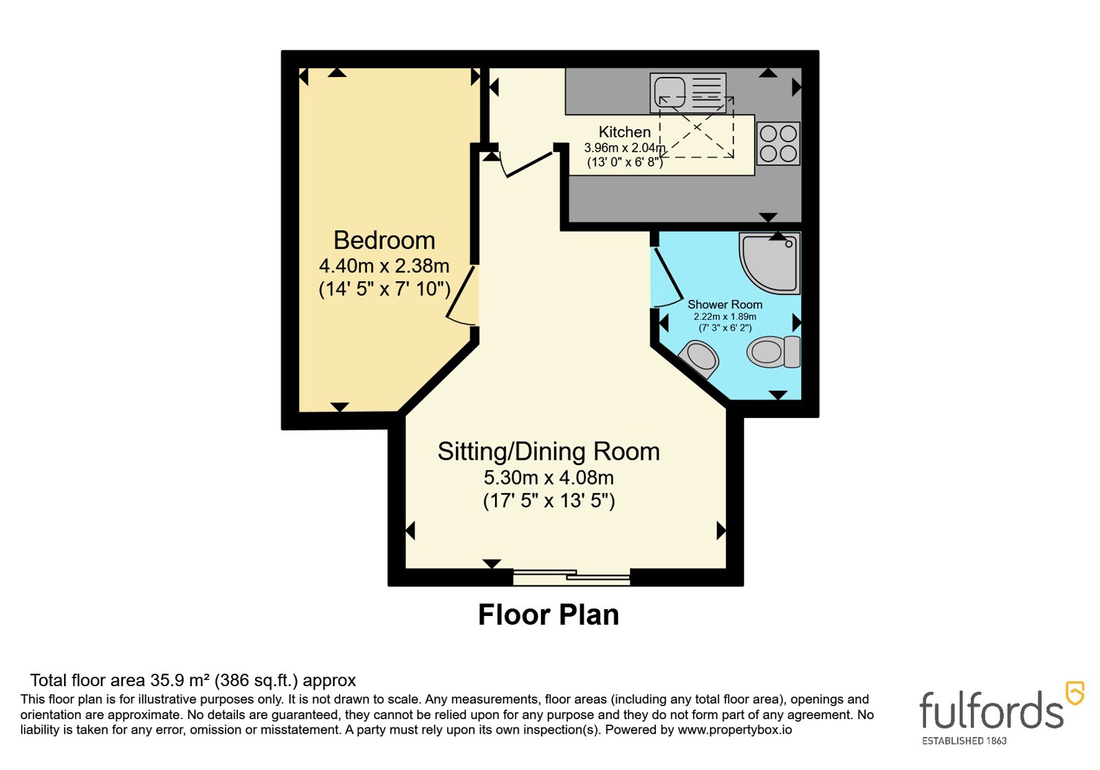 8b,, Old Town Street, Devon floorplan