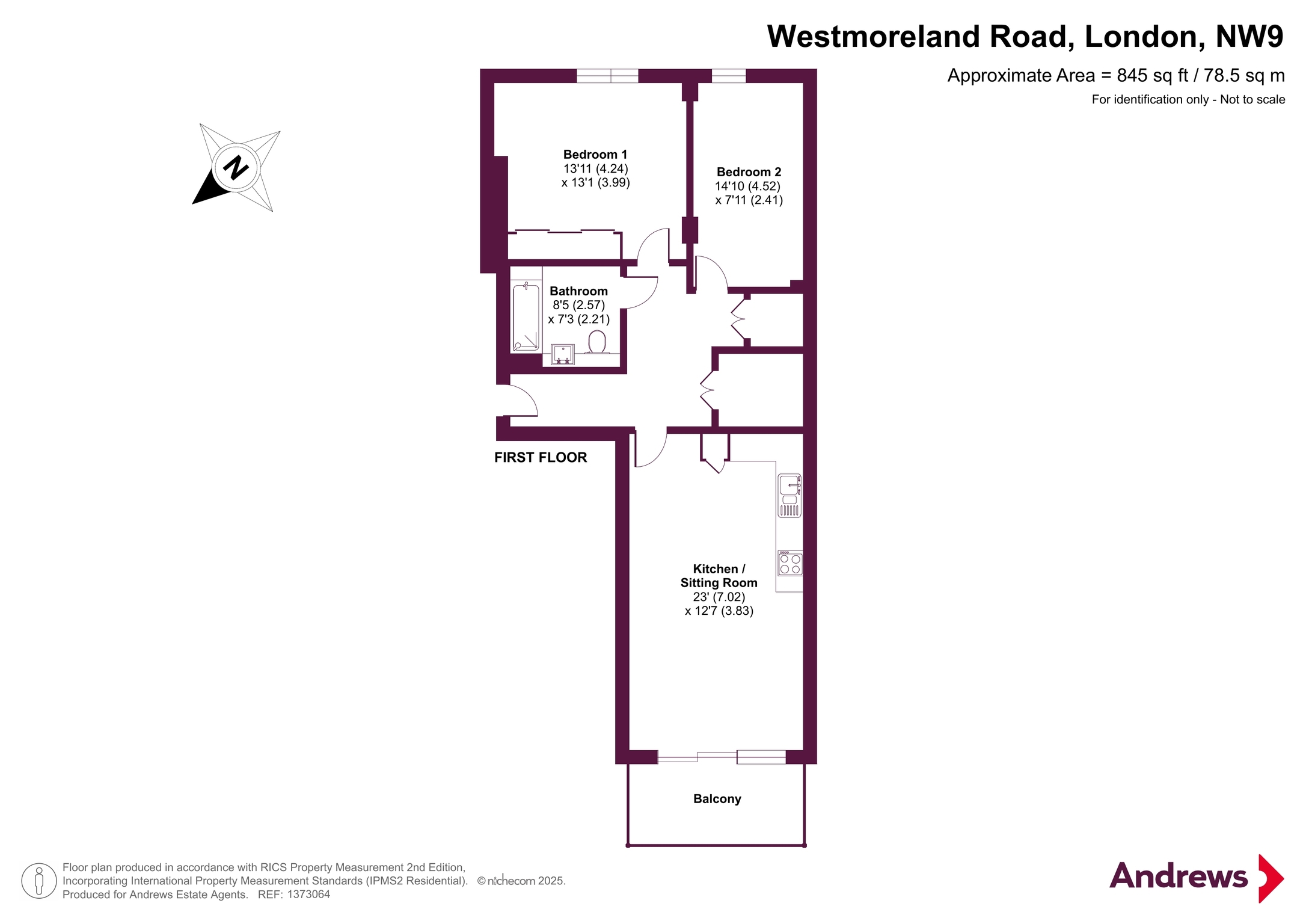 WESTMORELAND ROAD, NW9 9DR, Edgware, LONDON, NW9 floorplan