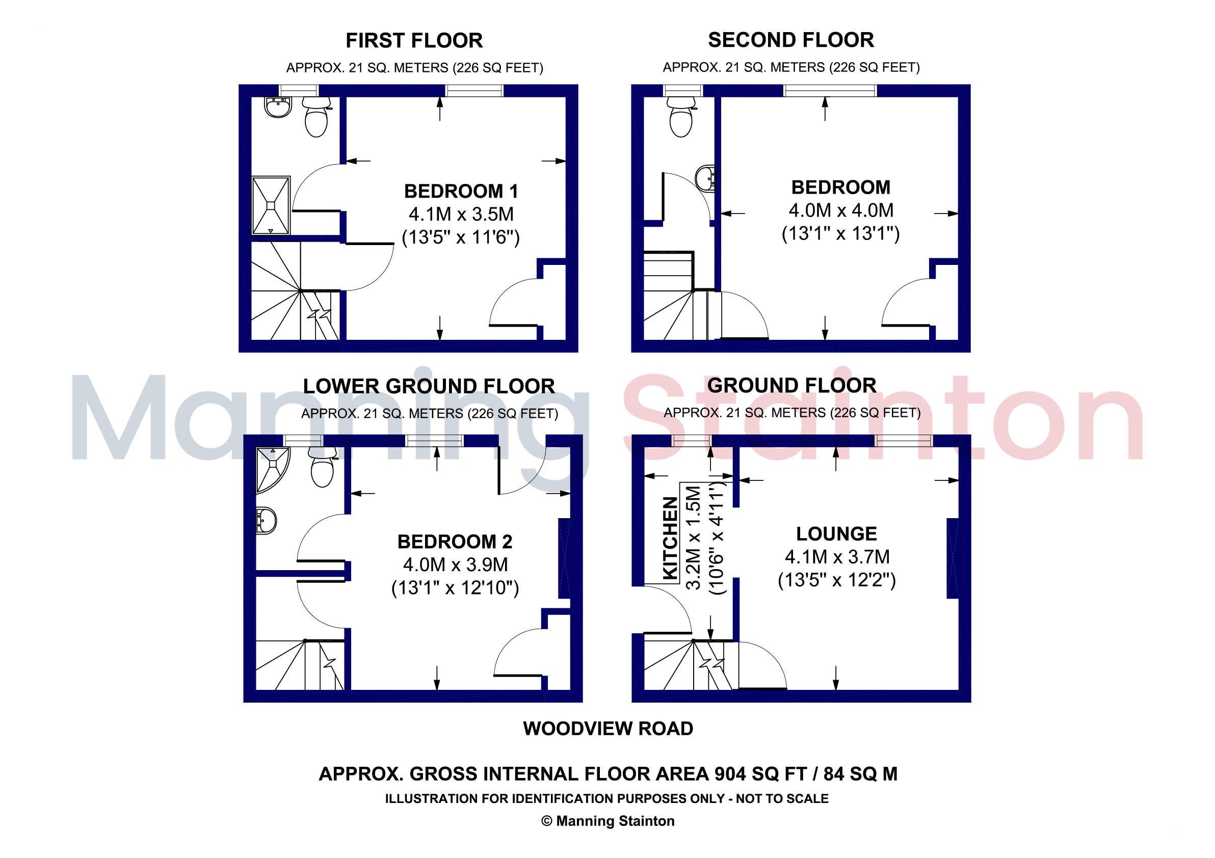 35, Woodview Road, West Yorkshire floorplan