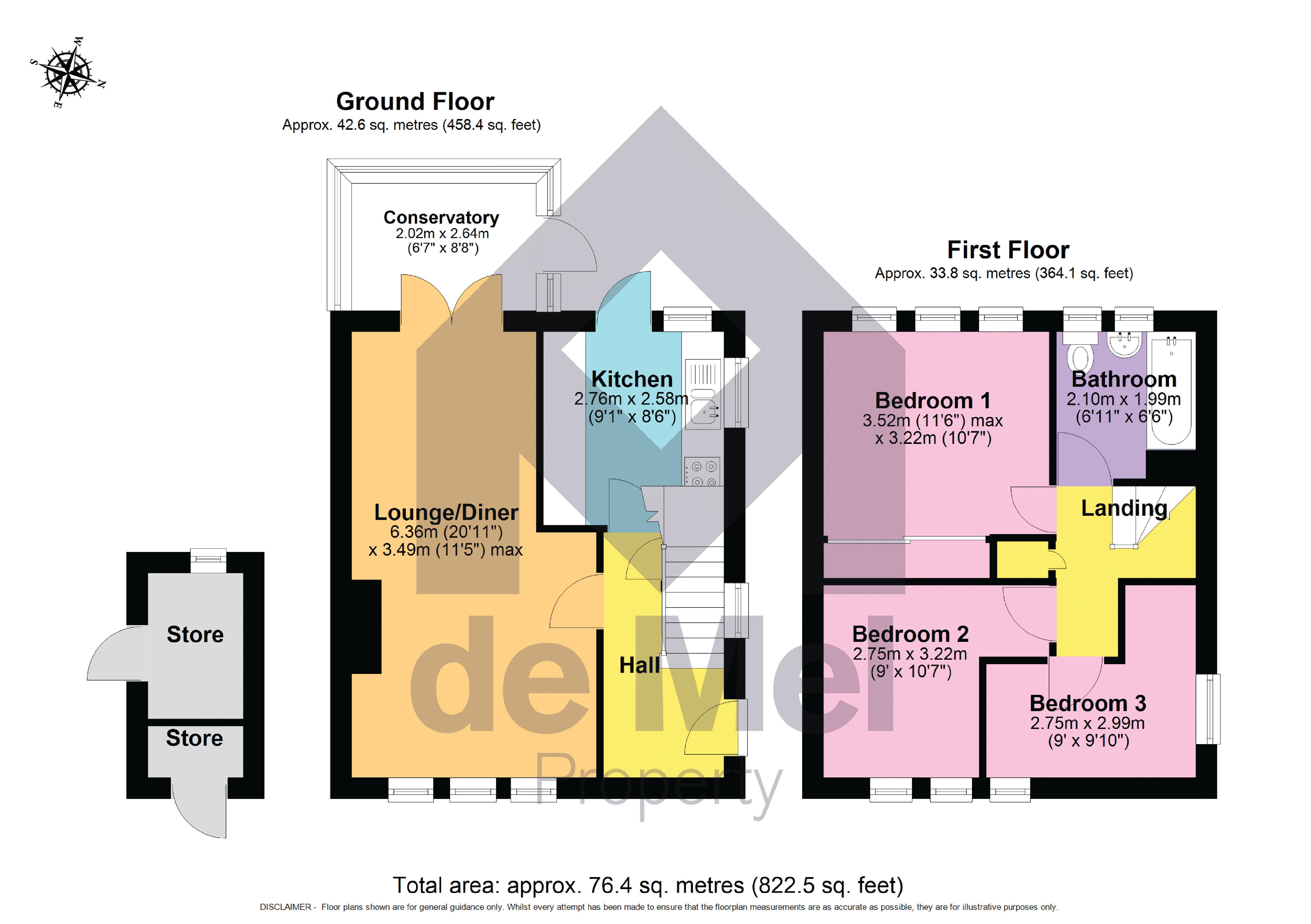 8, Courtiers Drive, Cheltenham floorplan