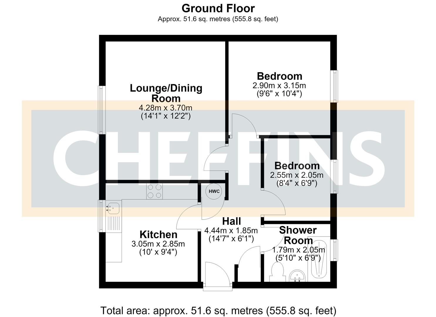 50, Winfarthing Court, Ely floorplan