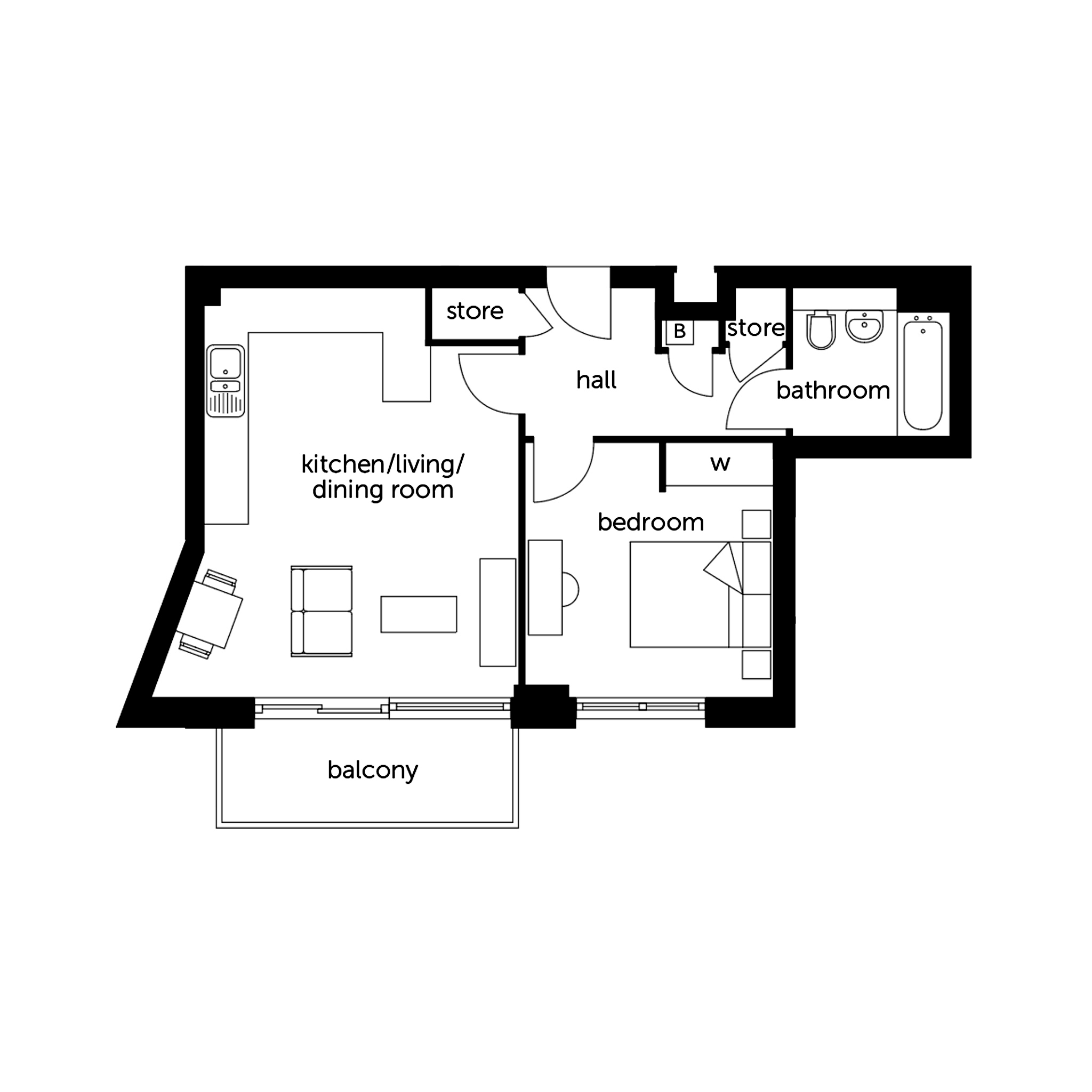 1 Bedrooms Flat for sale in New Street, Chelmsford CM1