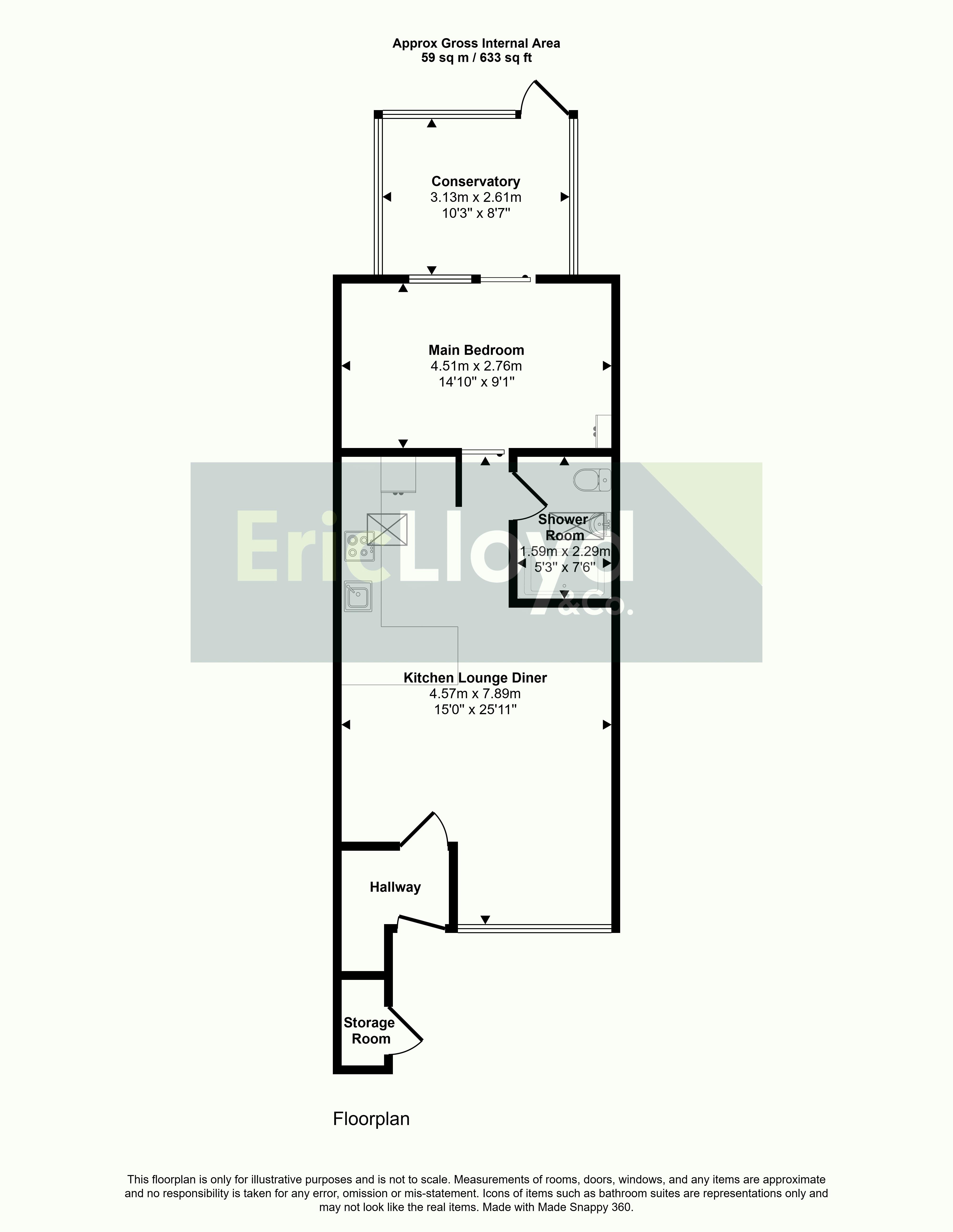 15, Cumberland Green, Brixham floorplan