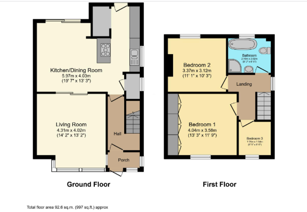 83, Belper Road, Belper floorplan