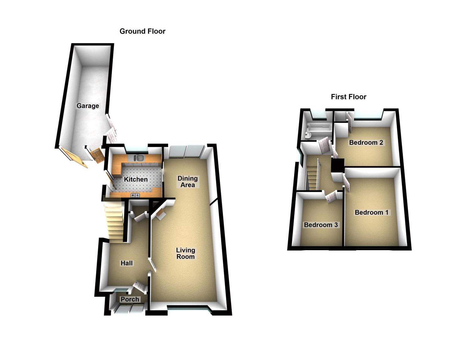 3 Bedrooms Semi-detached house for sale in Homefield Road, Sileby, Leicestershire LE12