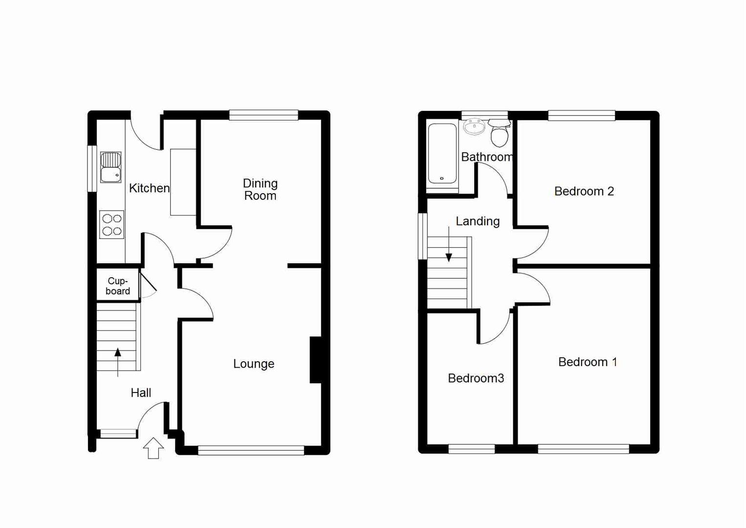 199, Ladywood Road, Kirk Hallam floorplan