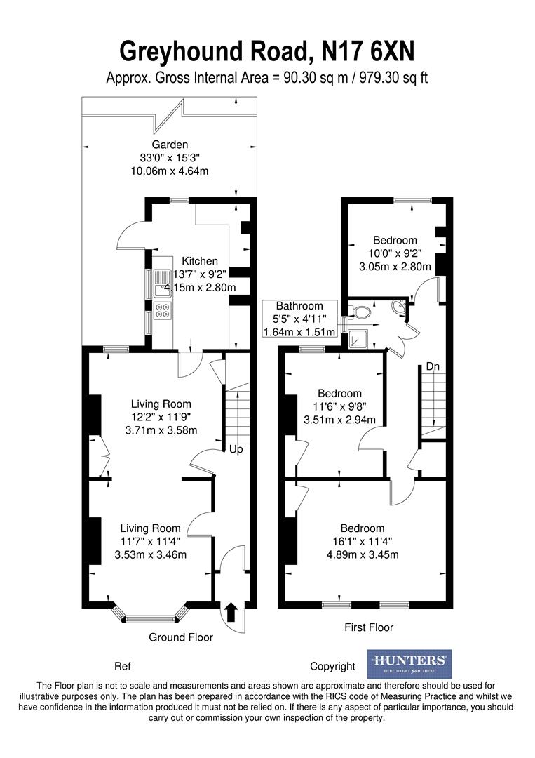 76, Greyhound Road, London floorplan