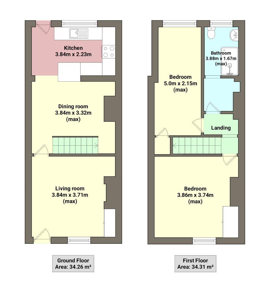 26, Carlton Street, Prescot floorplan