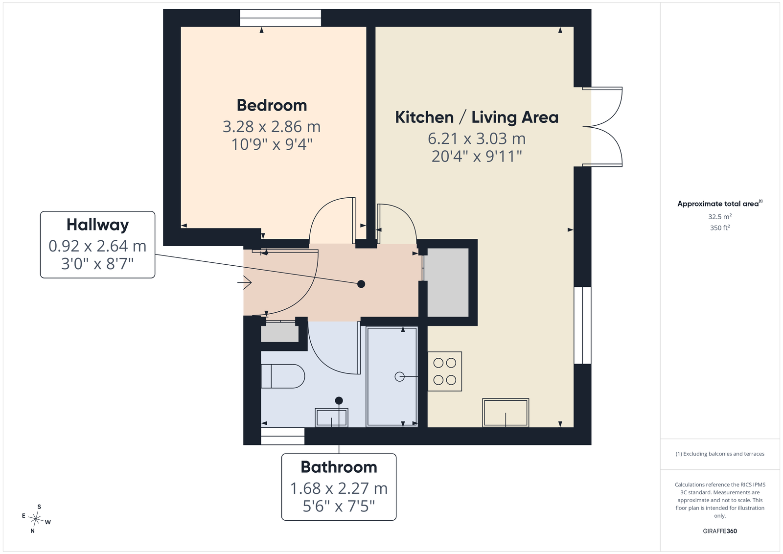 Elmsleigh Court,Flat 10, Elmsleigh Road, Paignton floorplan