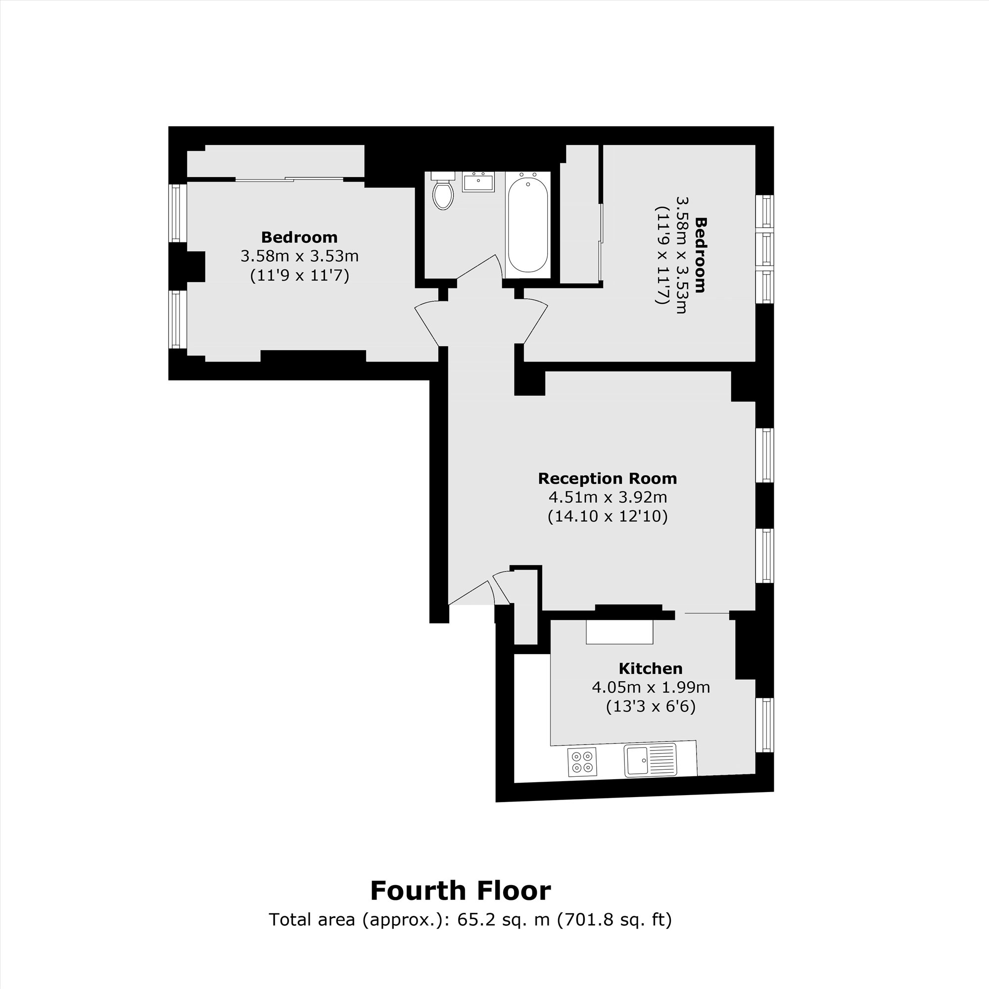Flat 447, Nell Gwynn House, Sloane Avenue, London floorplan
