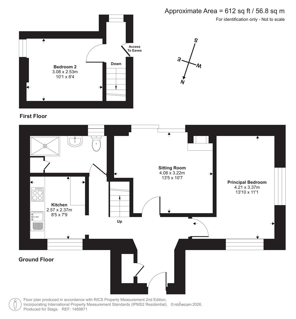Church Cottage, Thorne St. Margaret, Wellington floorplan