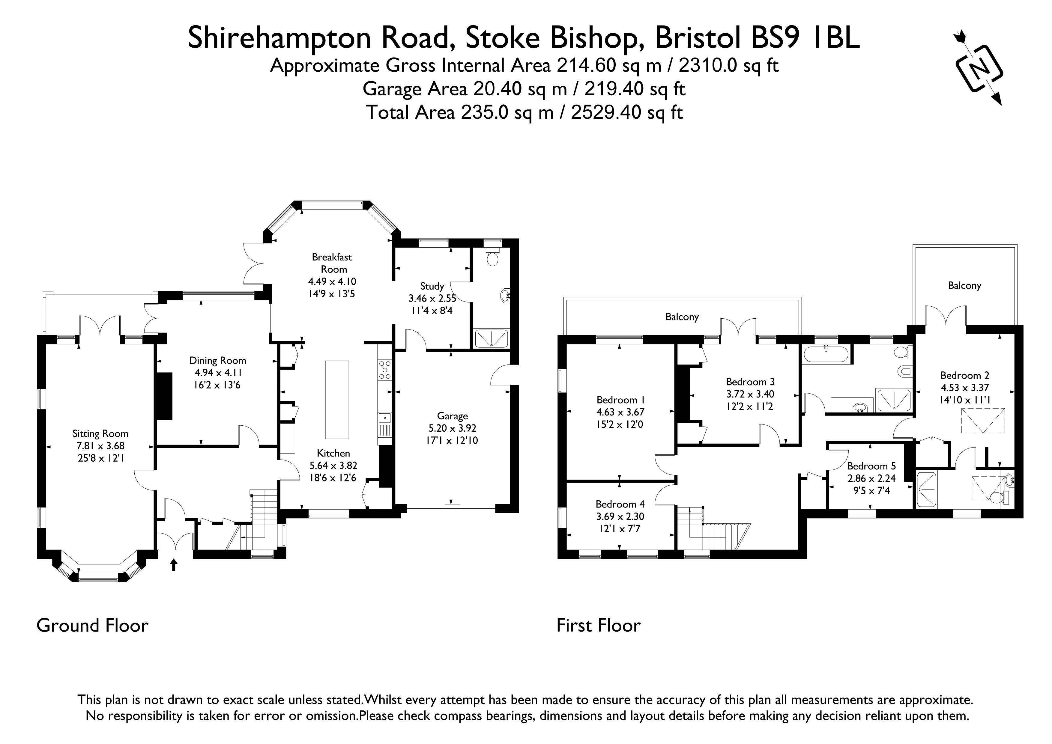 25, Shirehampton Road, Bristol floorplan